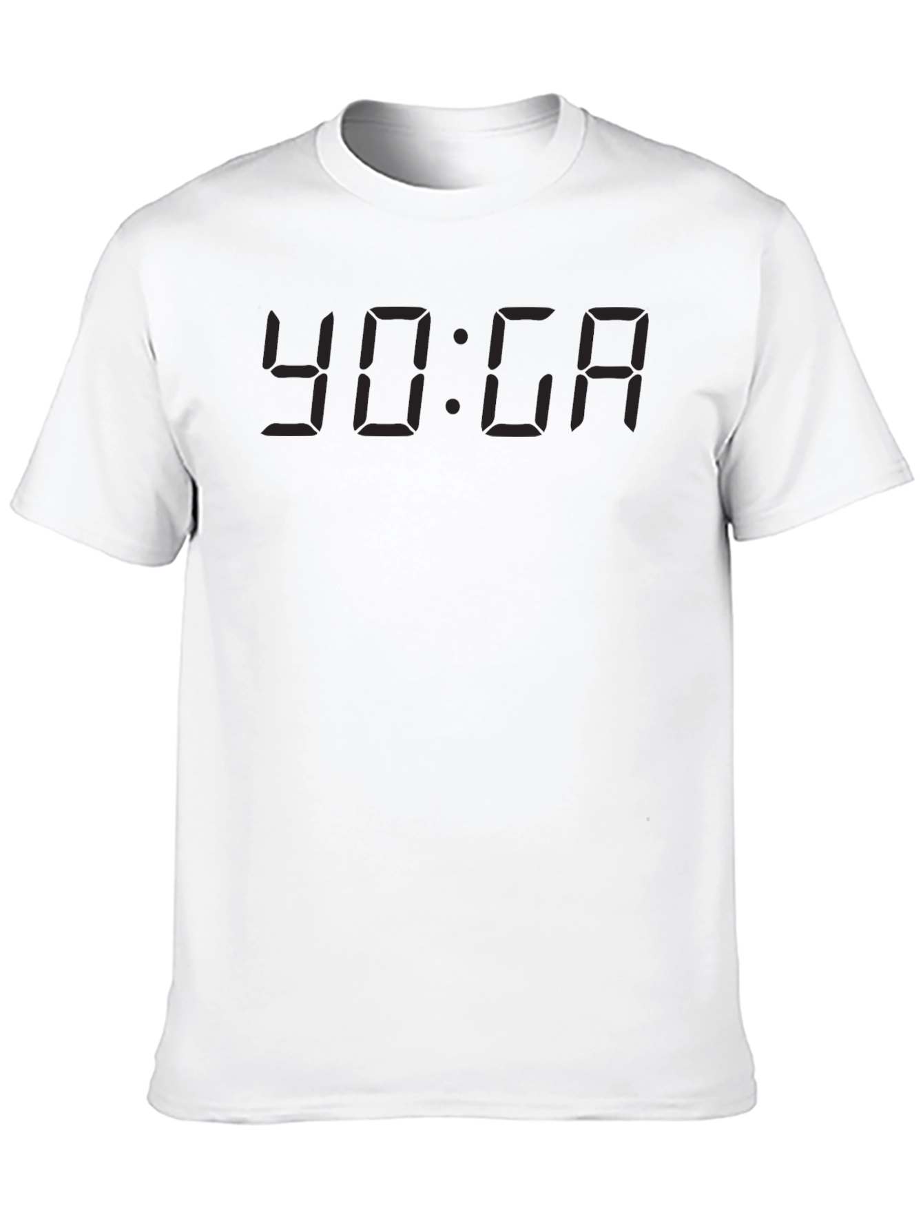 Yoga Time Black Graphic Tee - Relax & Recharge