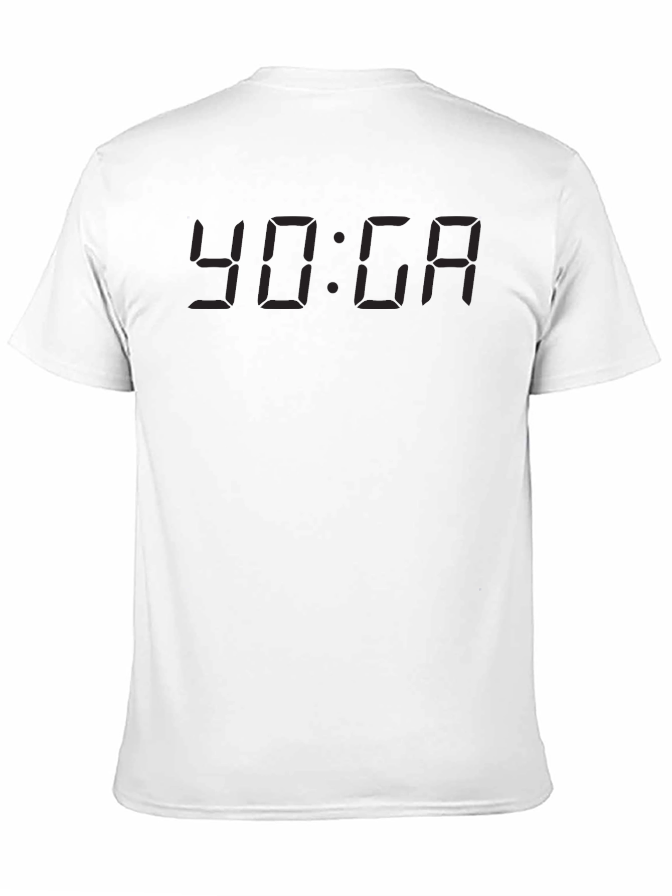 Yoga Time Black Graphic Tee - Relax & Recharge