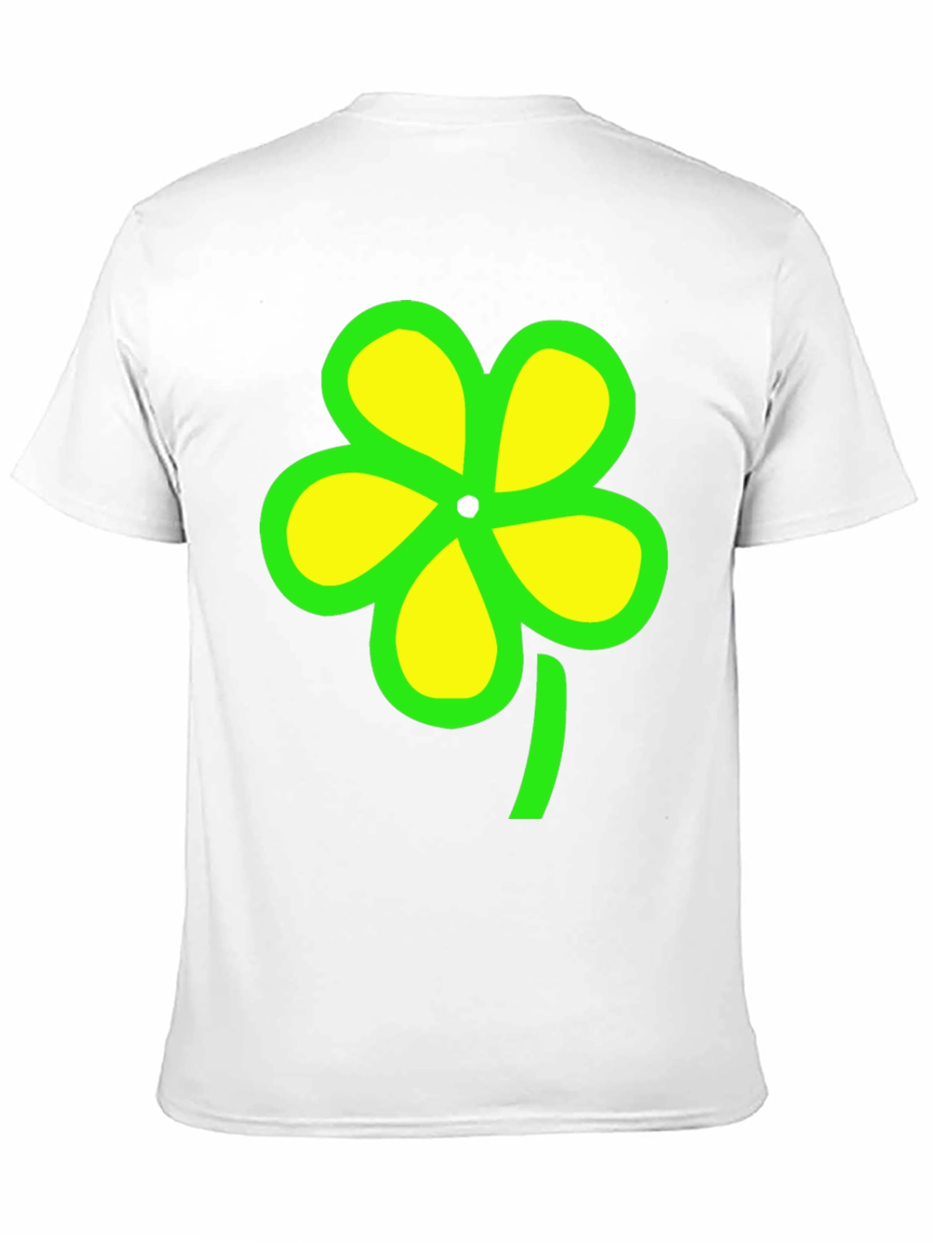 Lucky Clover Graphic Tee - Unisex Black T-Shirt