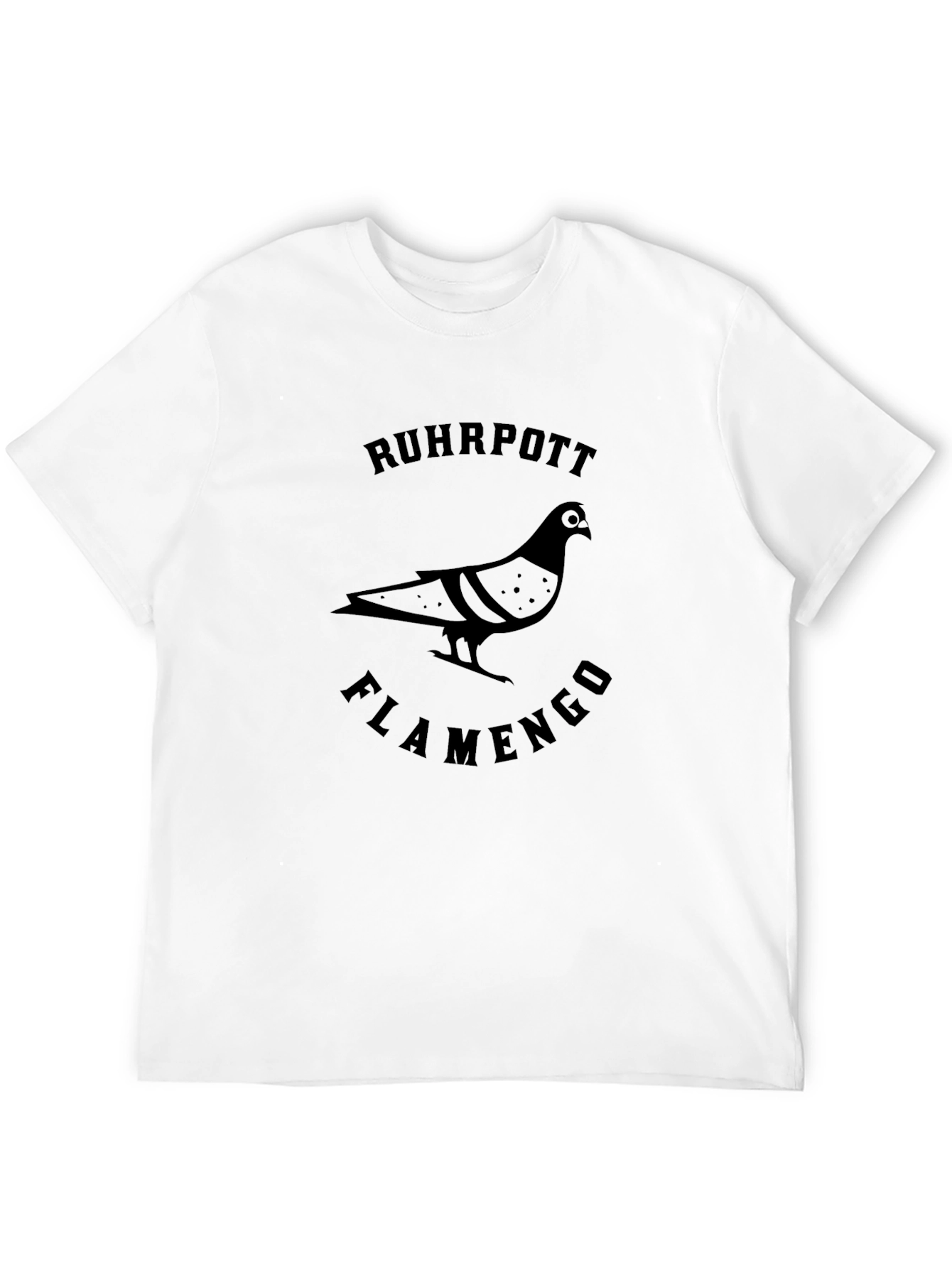 Ruhrpott Flamengo Pigeon Graphic T-Shirt