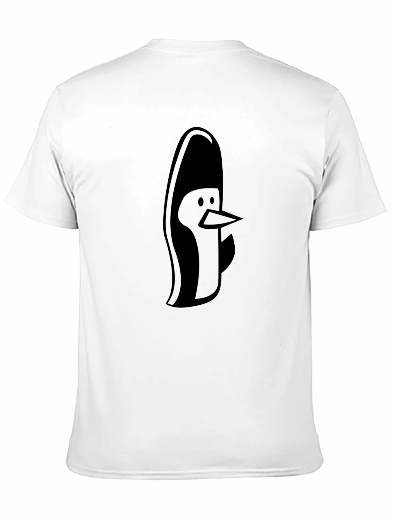 Black Penguin Graphic Tee - Cool Casual Style