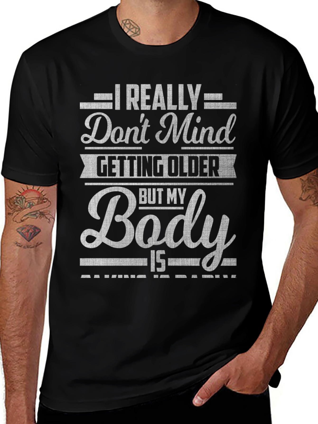 Funny Aging Body T-Shirt