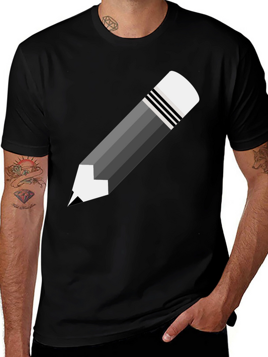 Pencil Graphic T-Shirt - Stylish & Unique Design
