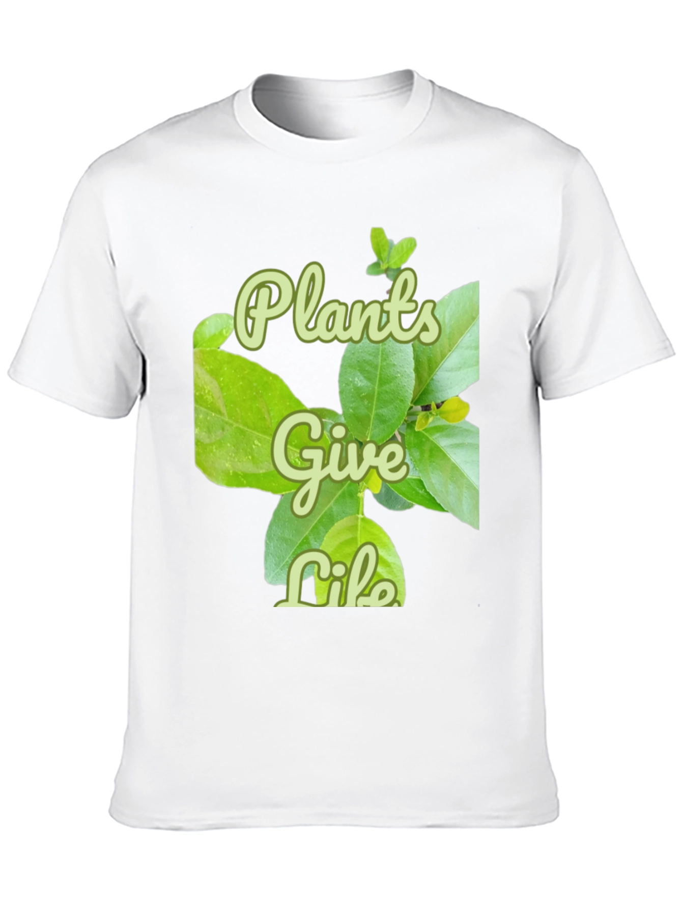 Plants Give Life Graphic T-Shirt