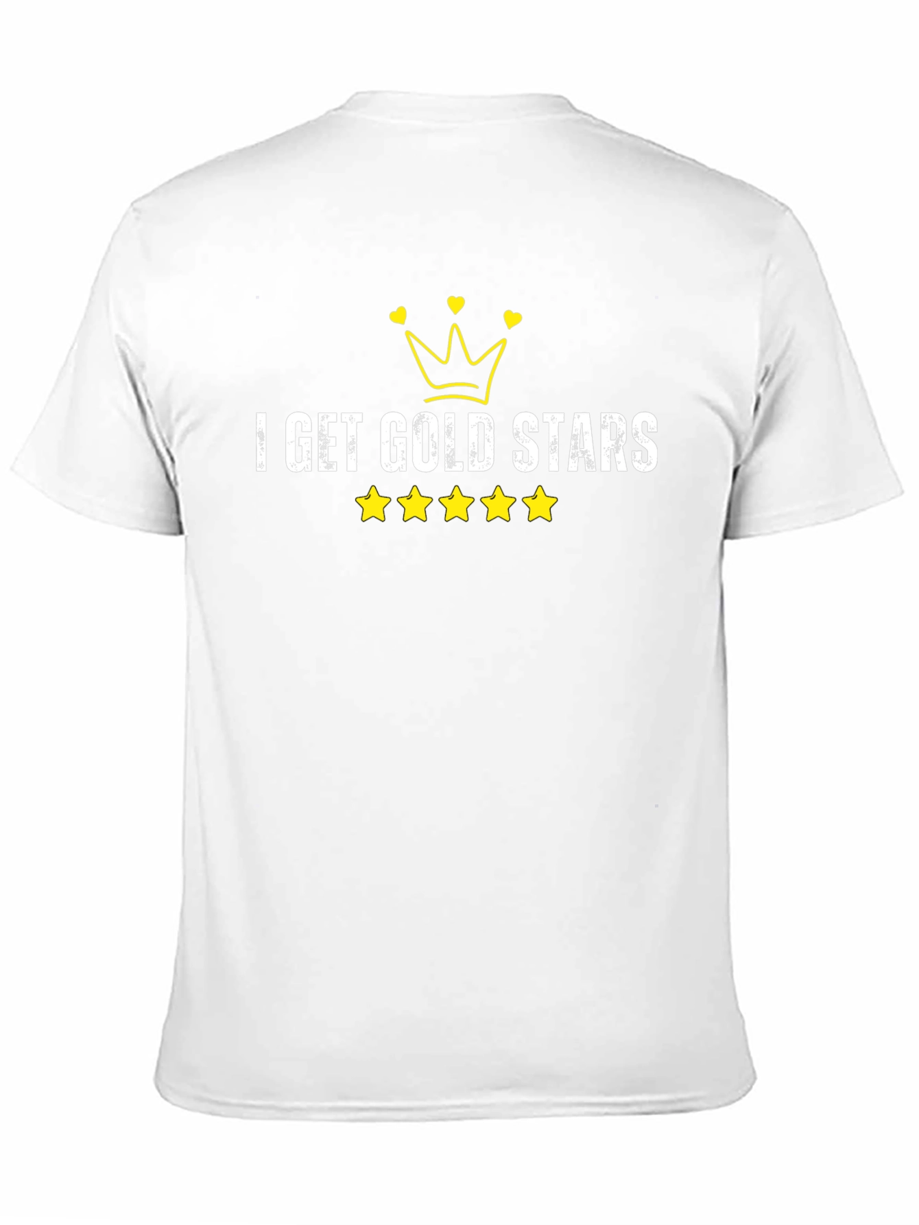 I Get Gold Stars Black T-Shirt