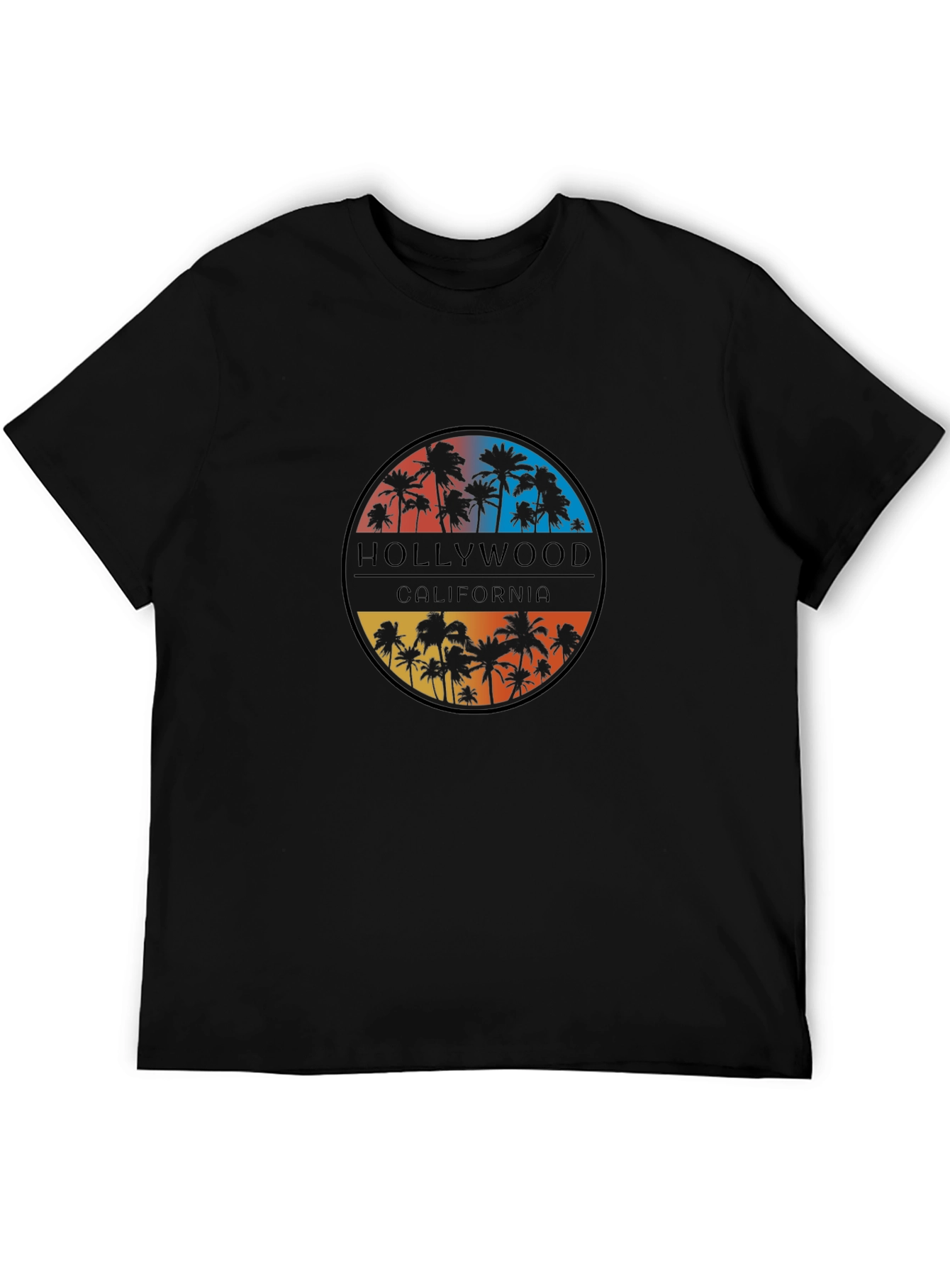 Hollywood California Palms Graphic Tee
