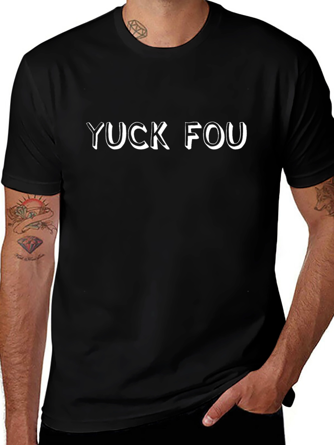 YUCK FOU Graphic Tee - Bold Statement Shirt