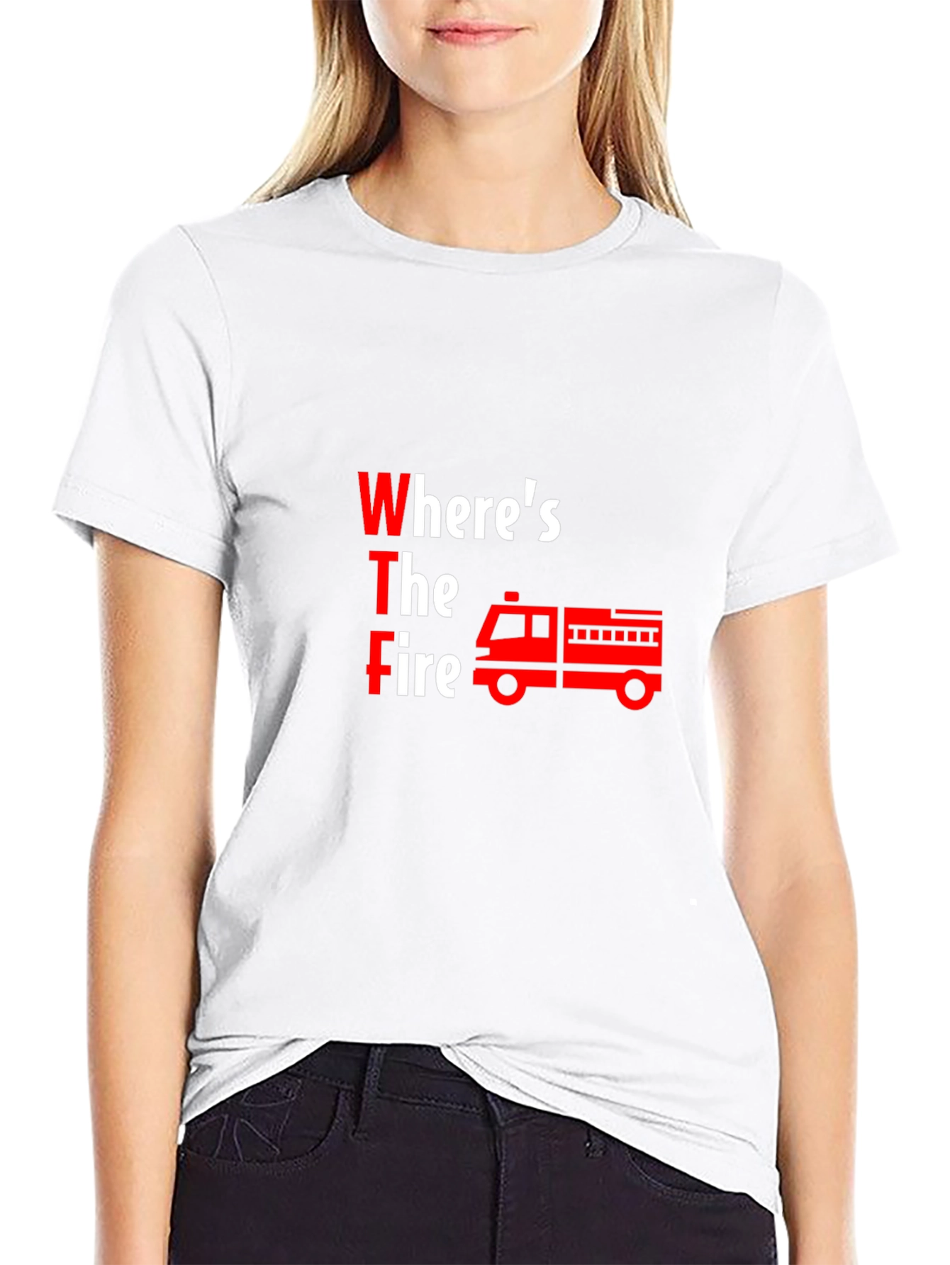 Wheres The Fire? Graphic T-Shirt