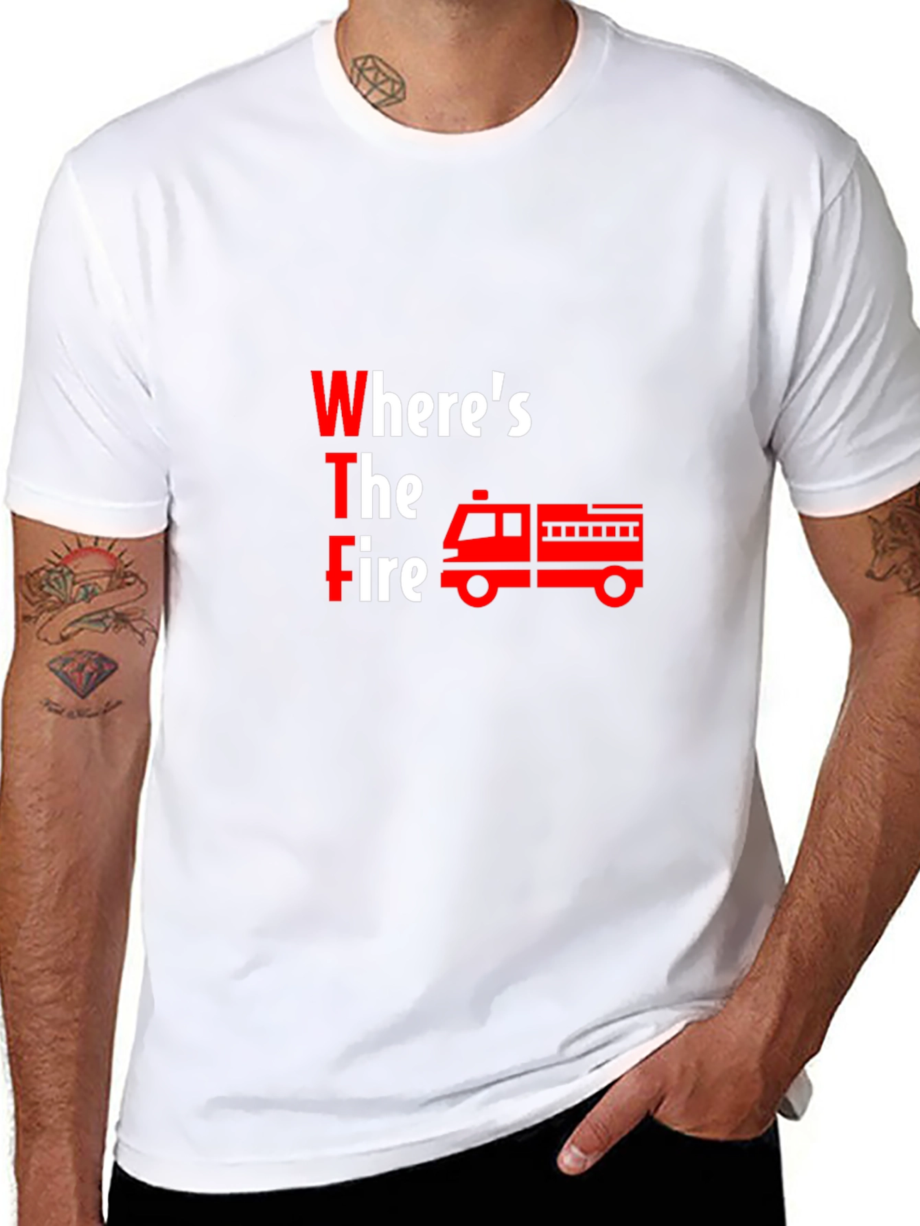 Wheres The Fire? Graphic T-Shirt