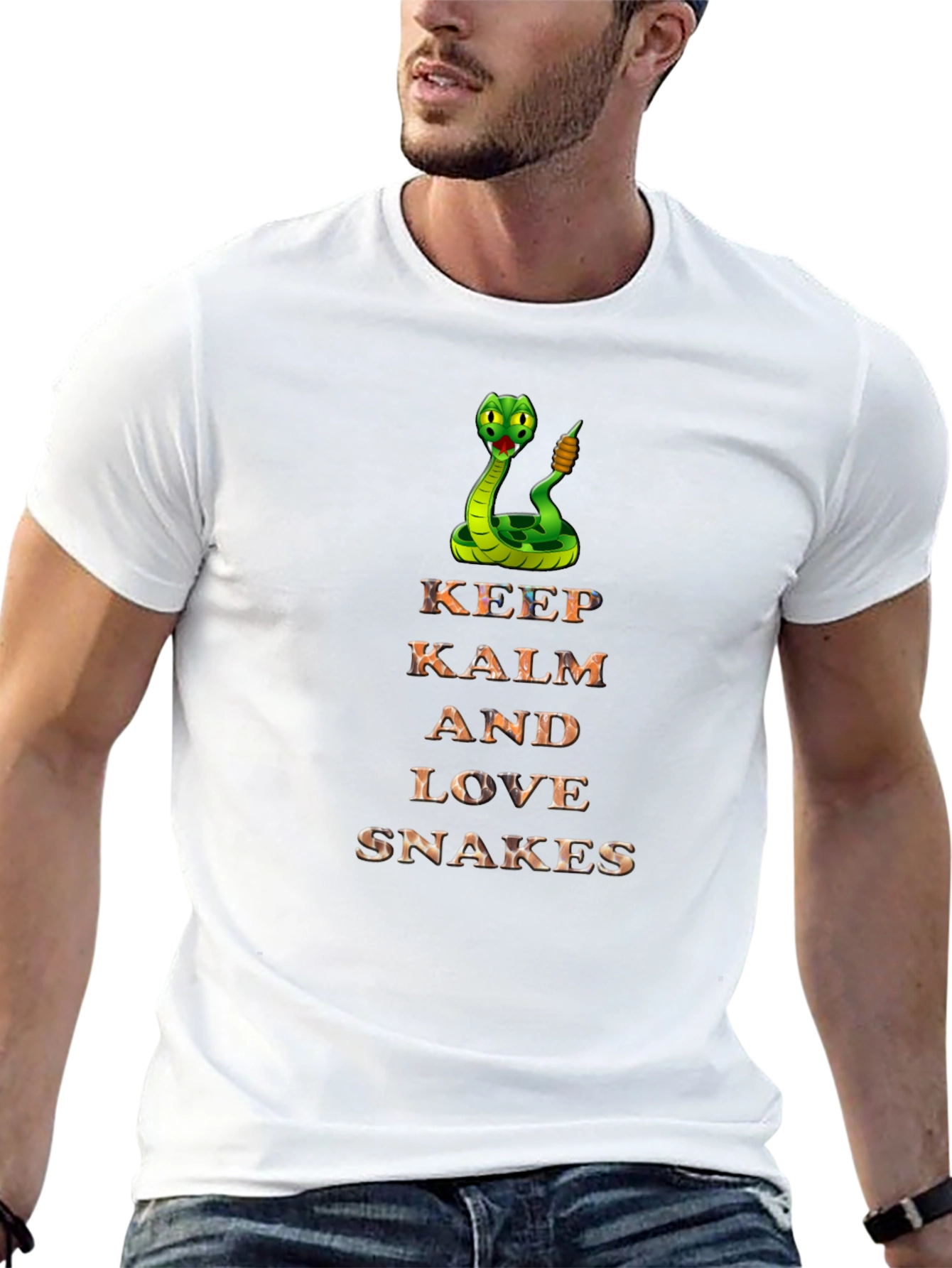 Keep Calm and Love Snakes T-Shirt