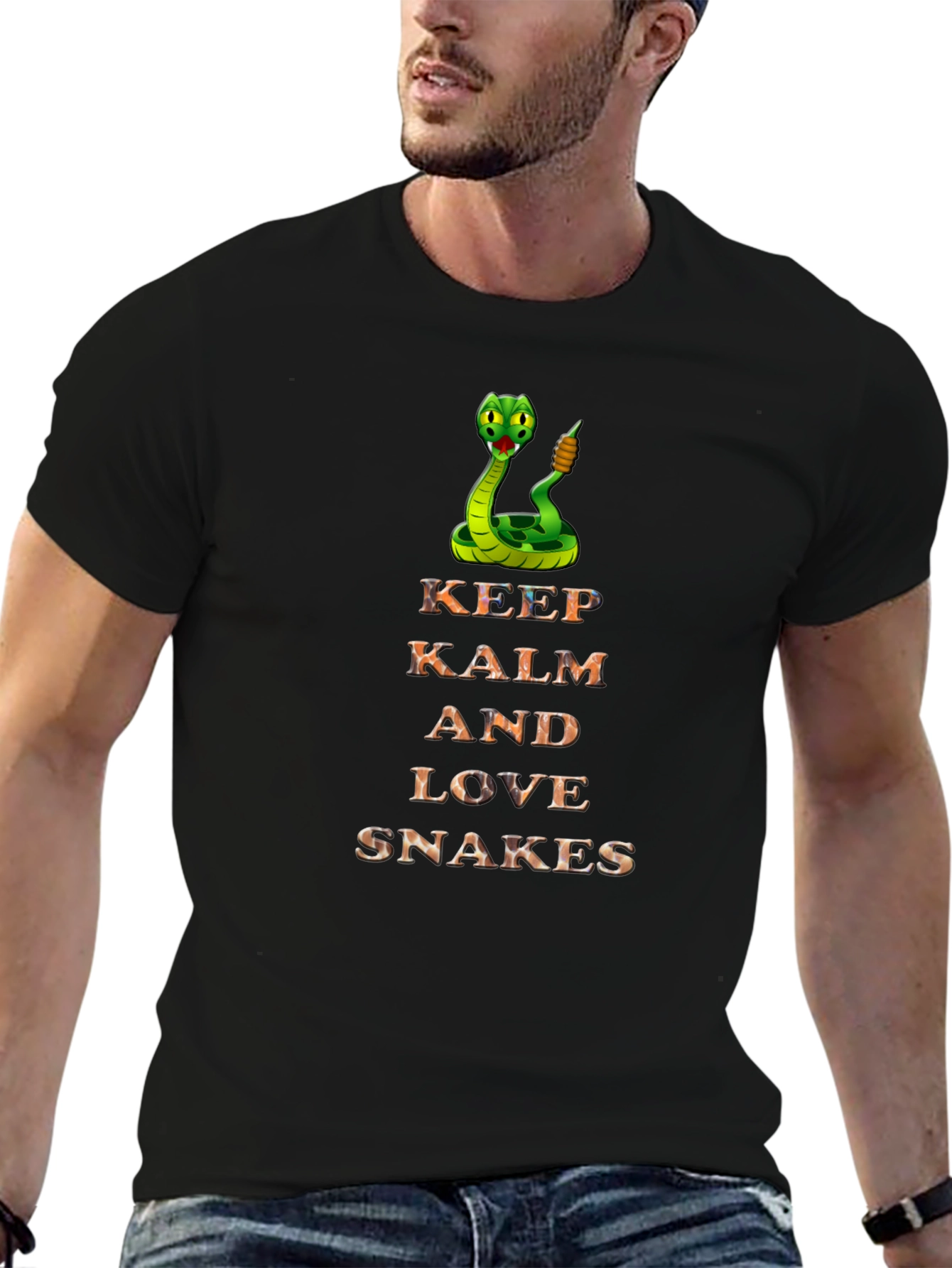 Keep Calm and Love Snakes T-Shirt
