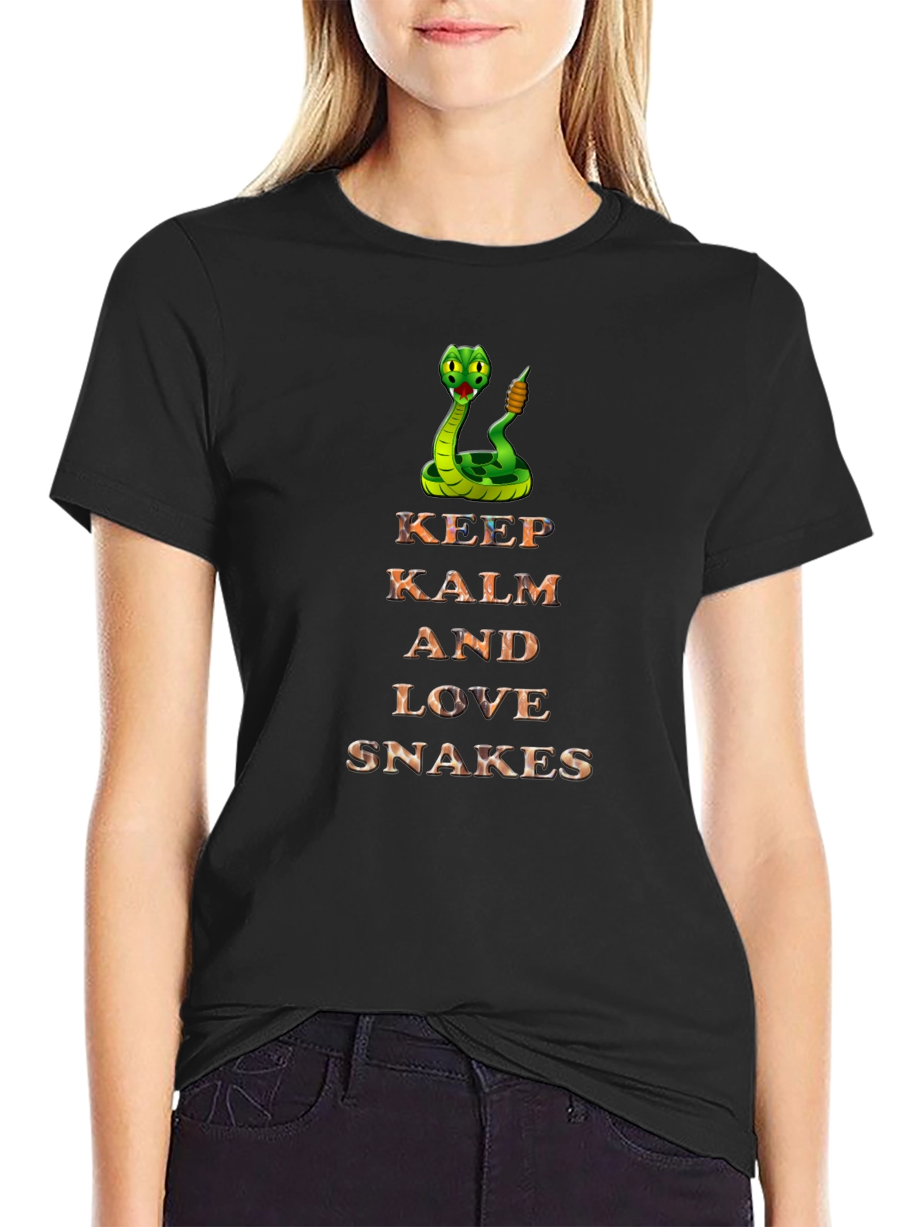 Keep Calm and Love Snakes T-Shirt