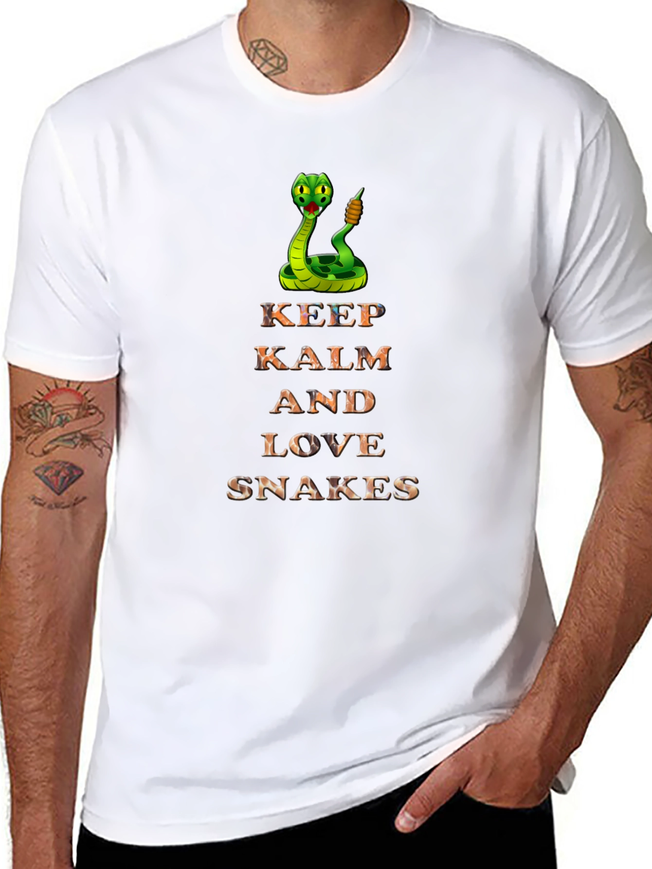 Keep Calm and Love Snakes T-Shirt