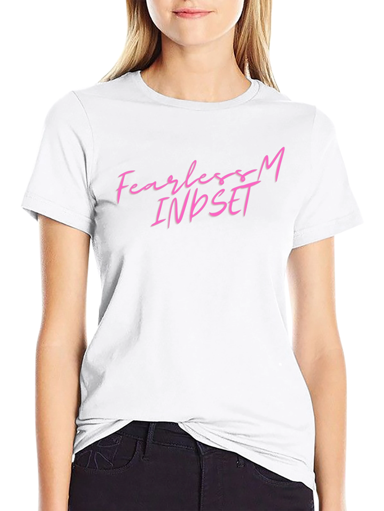 Fearless Mindset Graphic Tee - Black