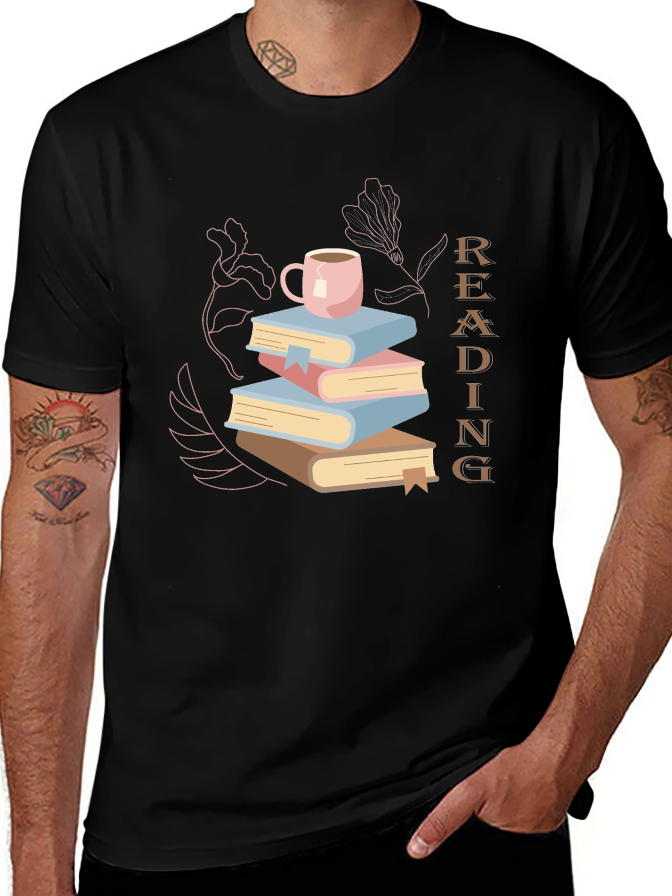 Reading Books T-Shirt for Book Lovers