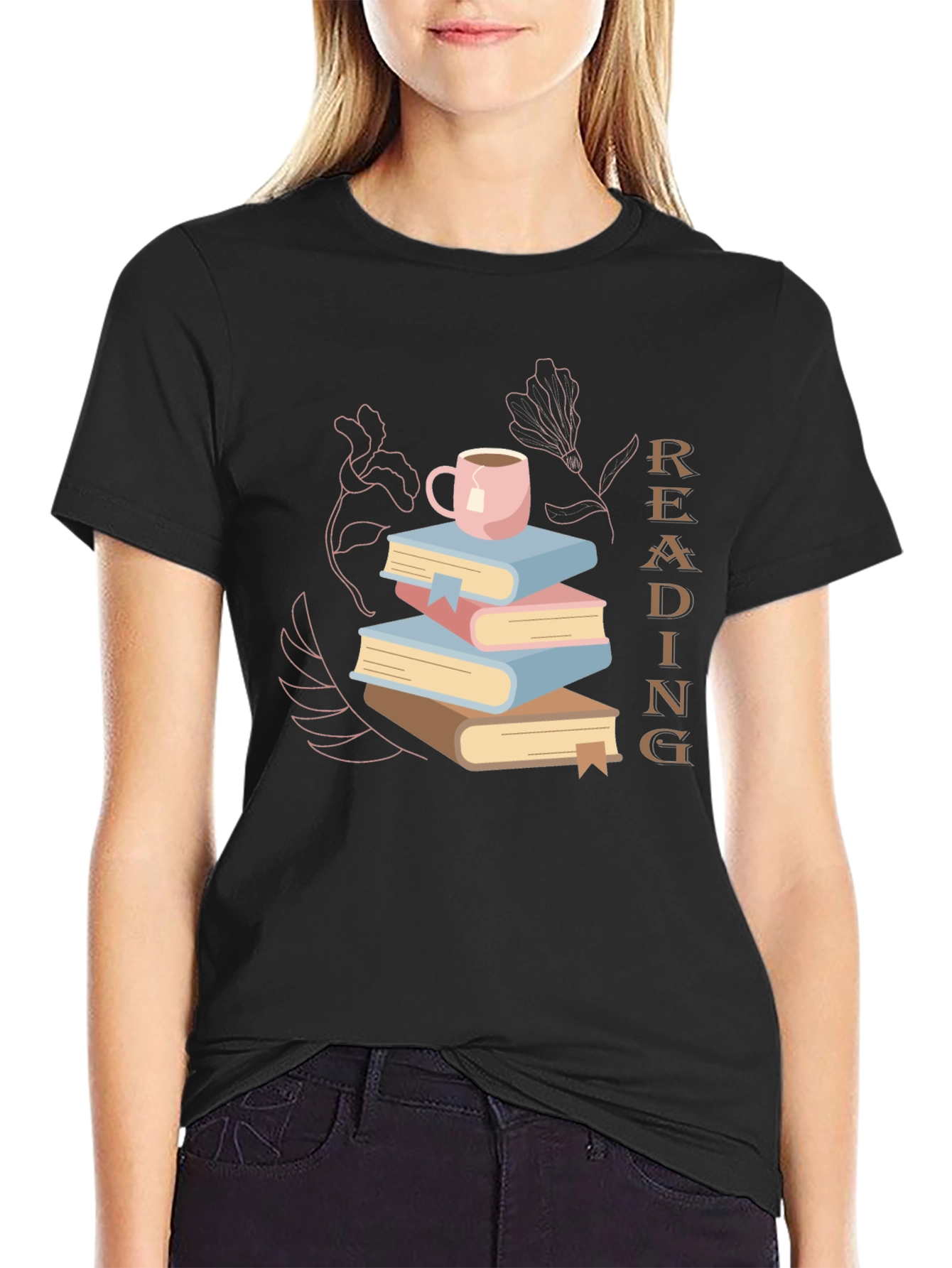 Reading Books T-Shirt for Book Lovers