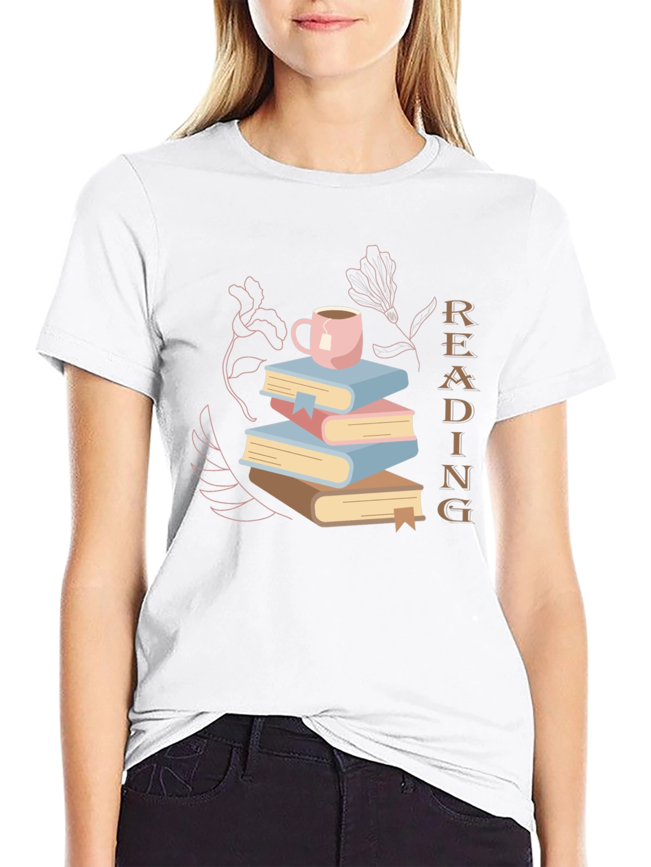 Reading Books T-Shirt for Book Lovers