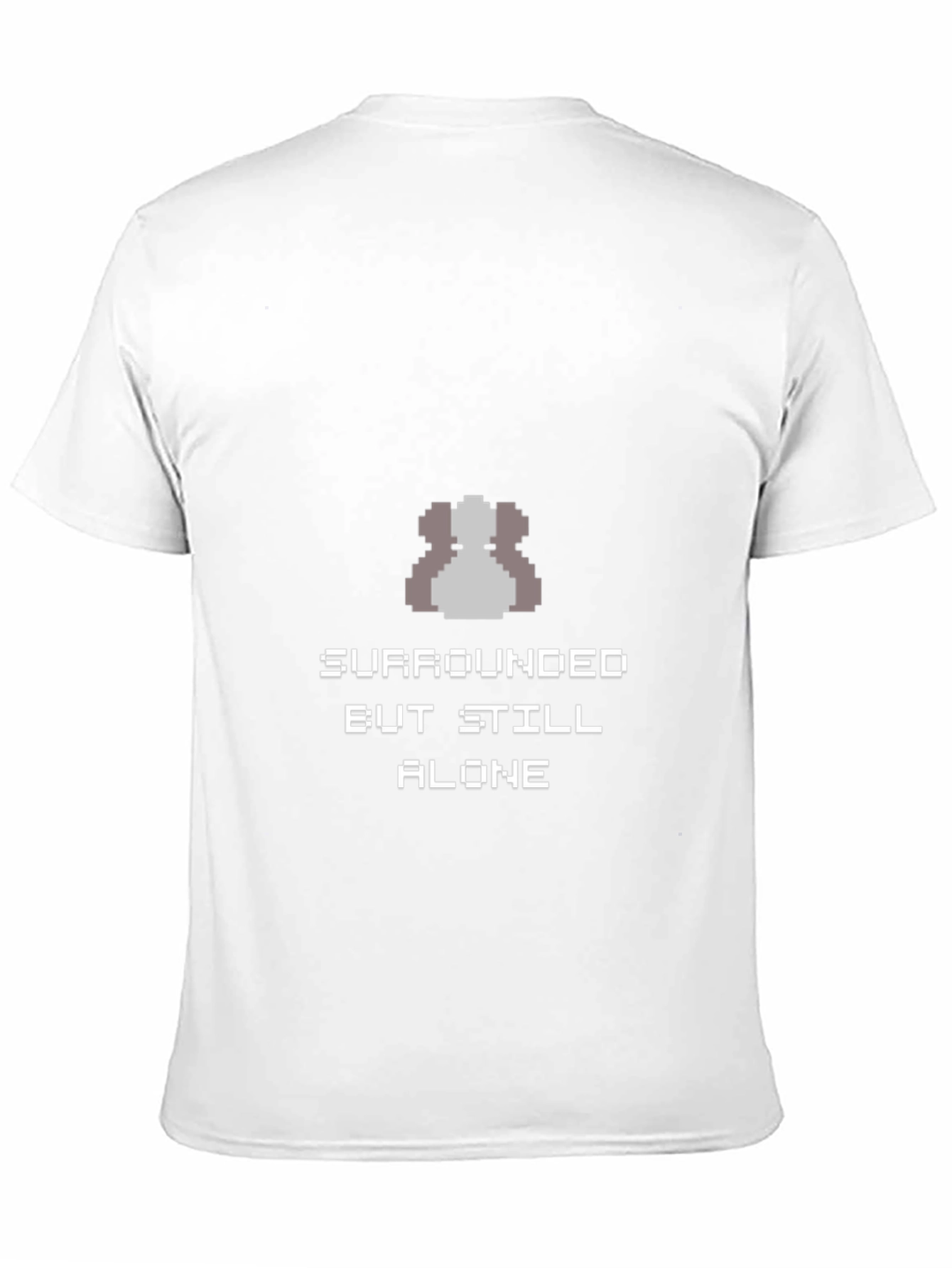 Surrounded but Still Alone Pixel Art T-Shirt