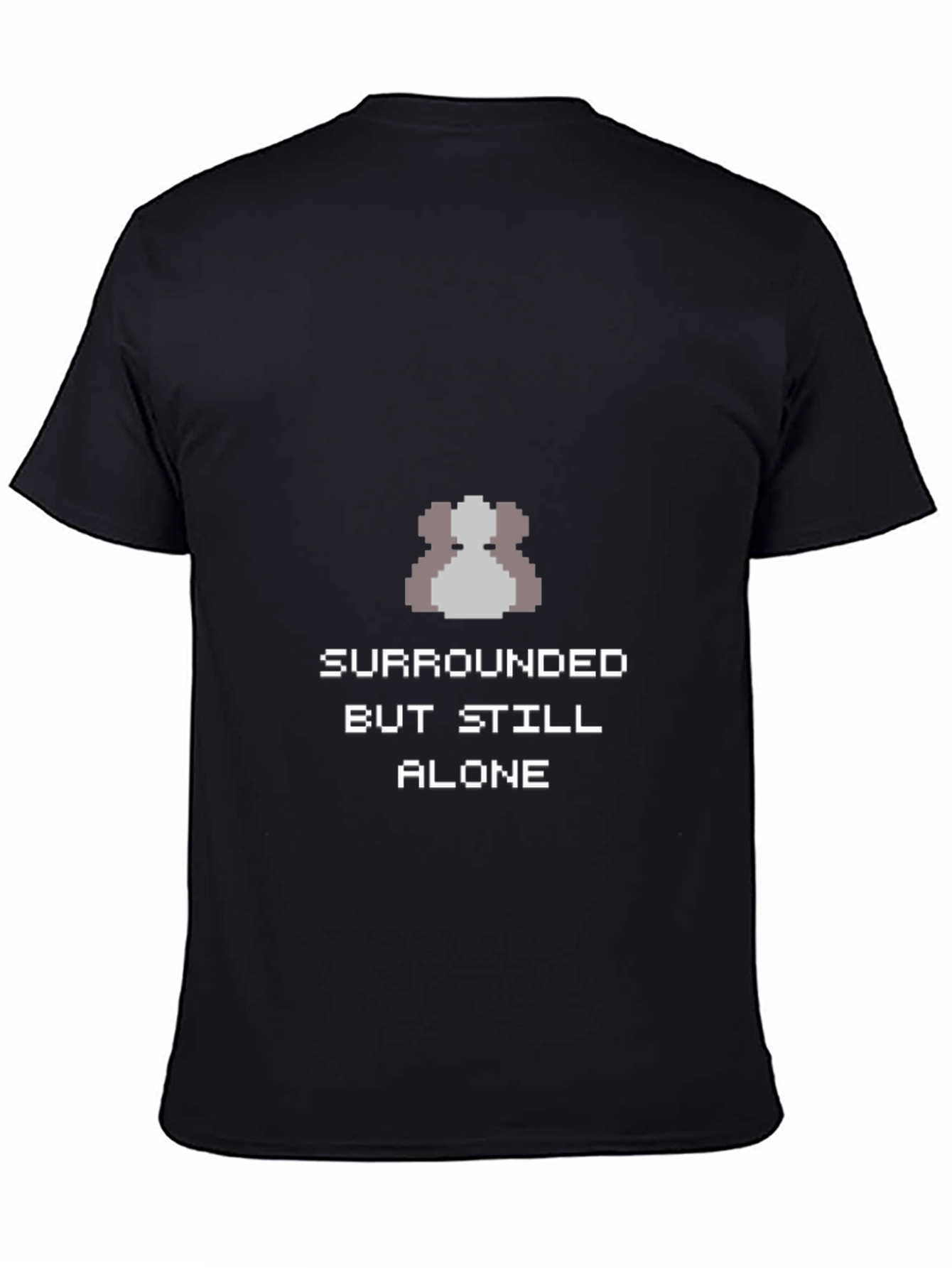 Surrounded but Still Alone Pixel Art T-Shirt