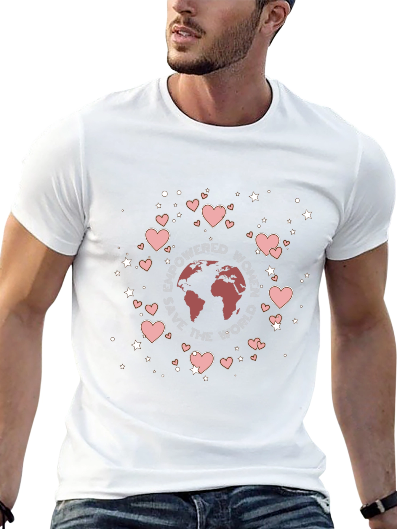Empowered Women Save the World Graphic T-Shirt