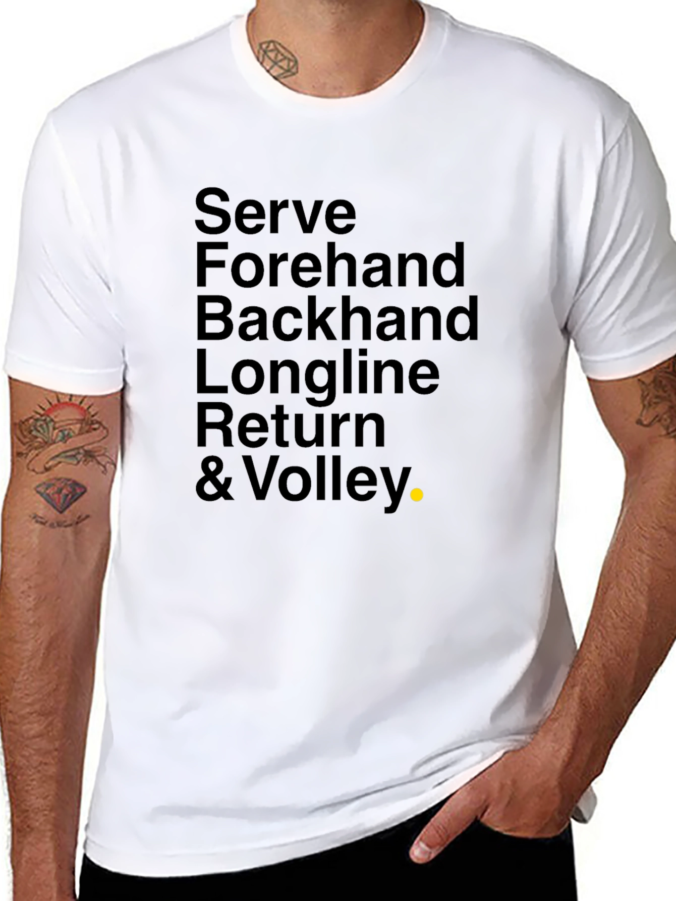 Tennis Lovers Graphic T-Shirt