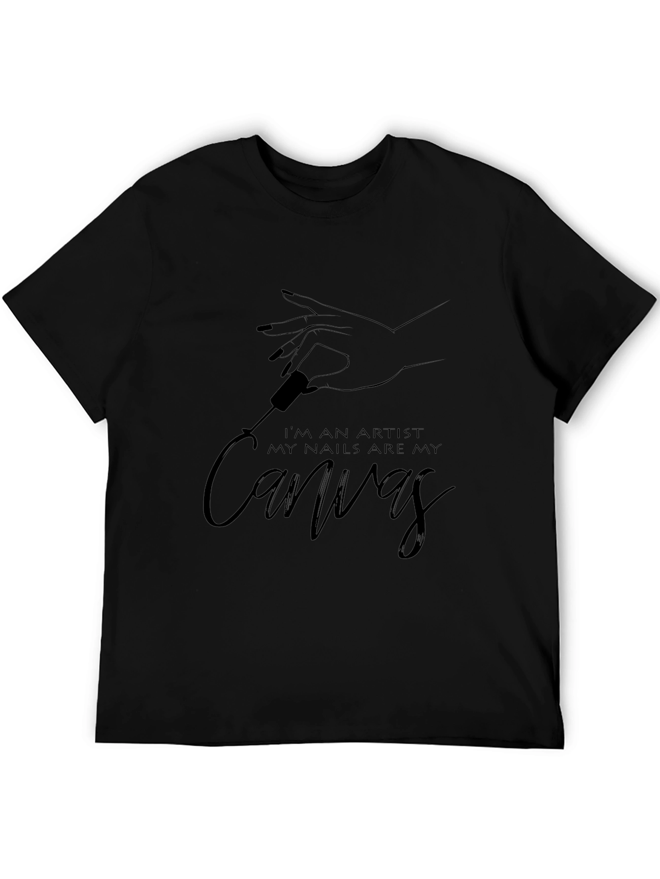 Artist Canvas Nail Art T-Shirt