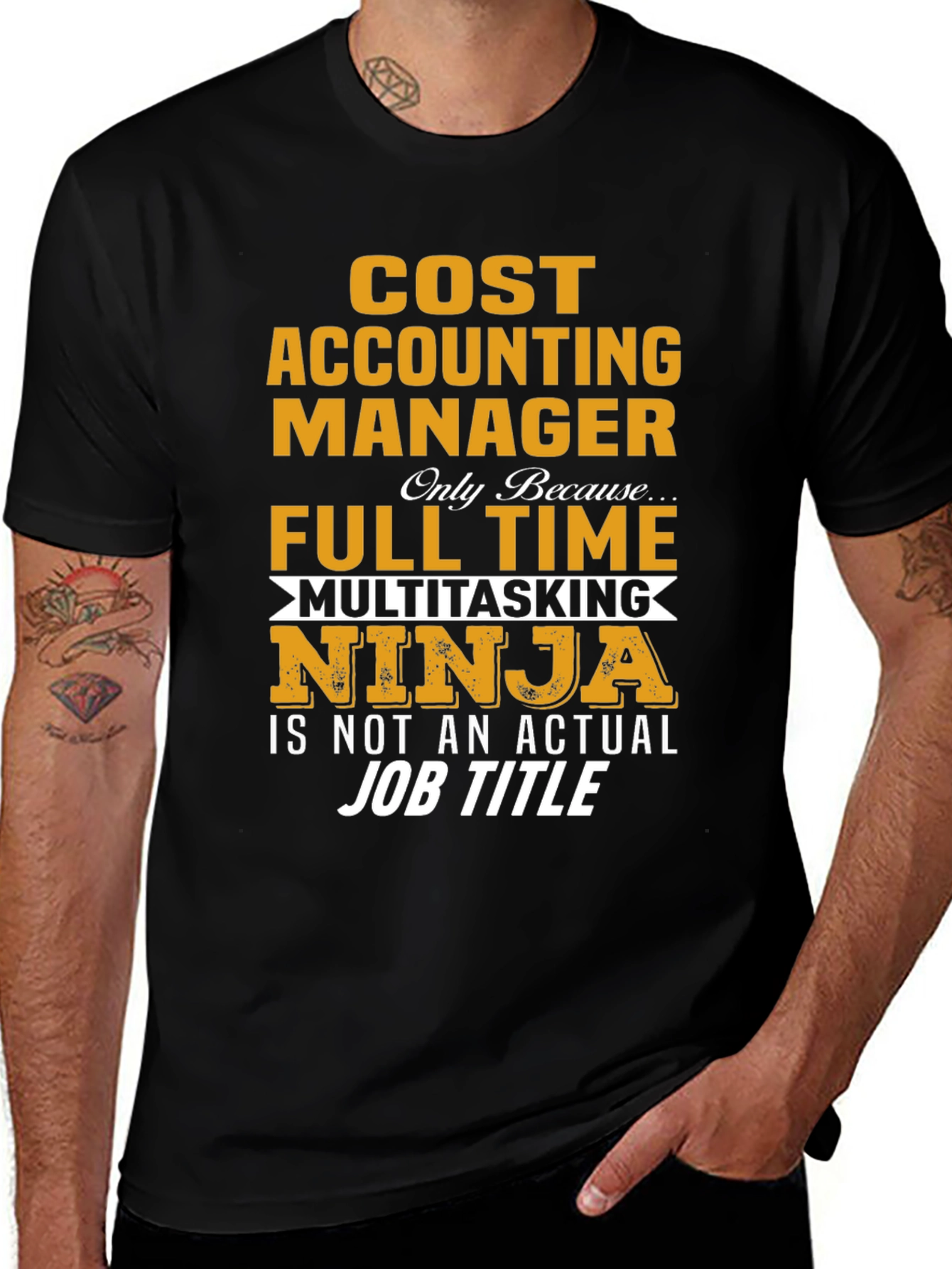 Cost Accounting Manager Ninja T-Shirt