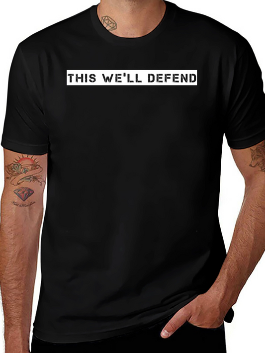 This Well Defend Graphic Tee - Black T-Shirt