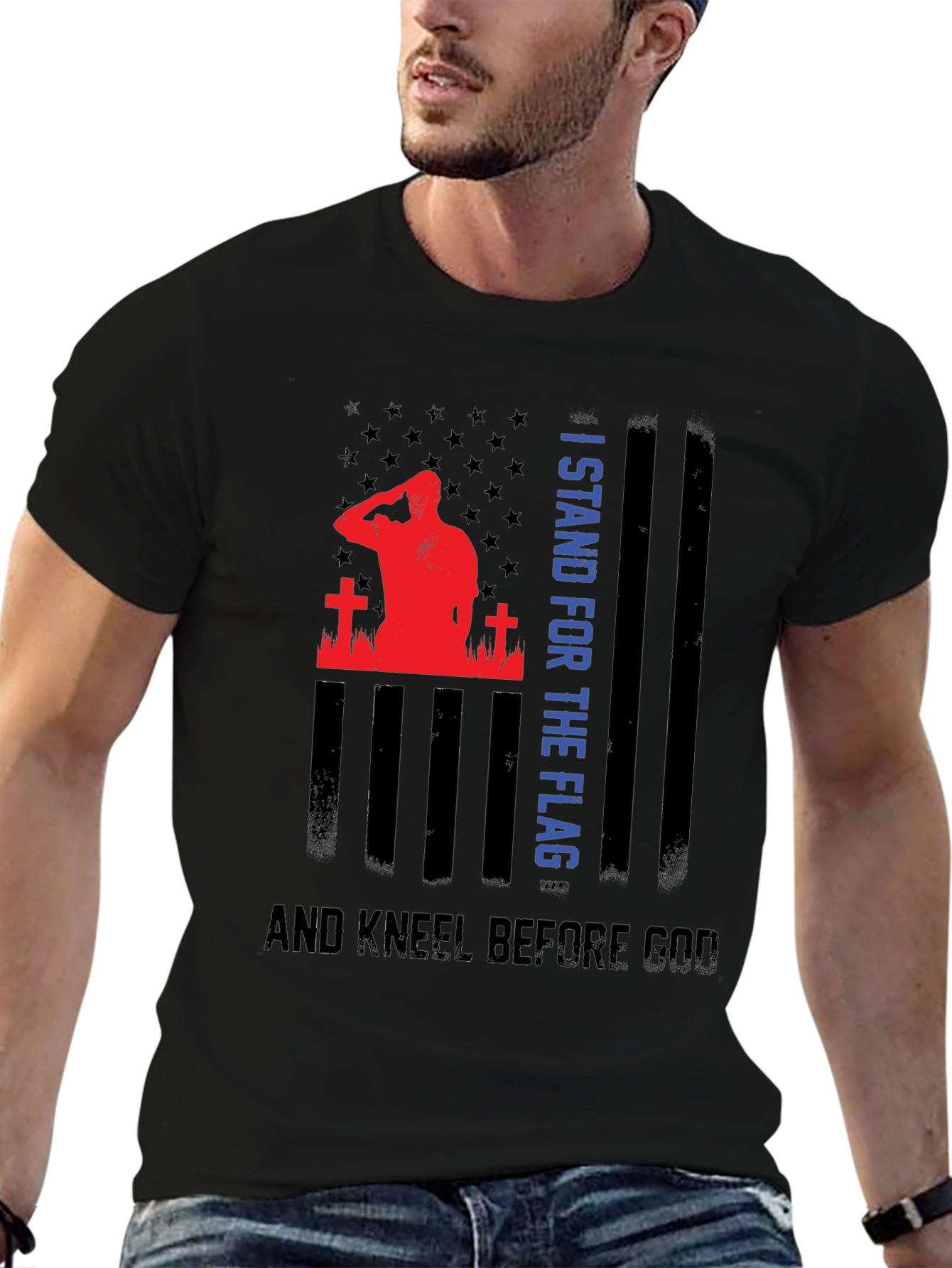 I Stand For The Flag Graphic T-Shirt