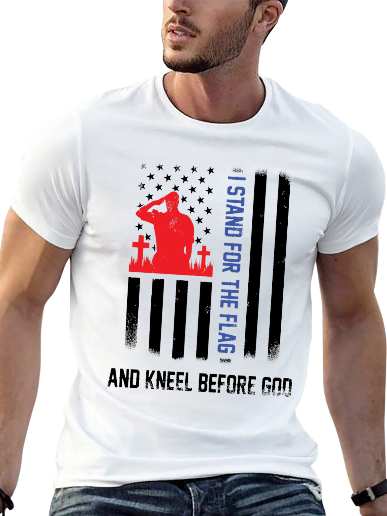 I Stand For The Flag Graphic T-Shirt