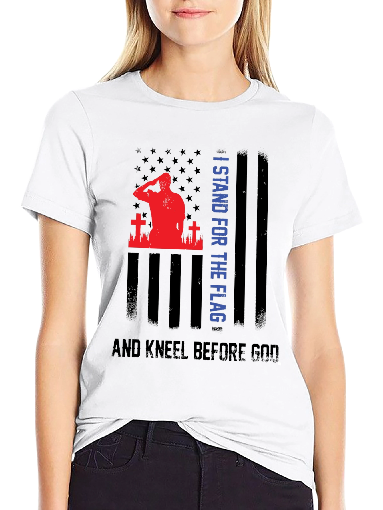 I Stand For The Flag Graphic T-Shirt