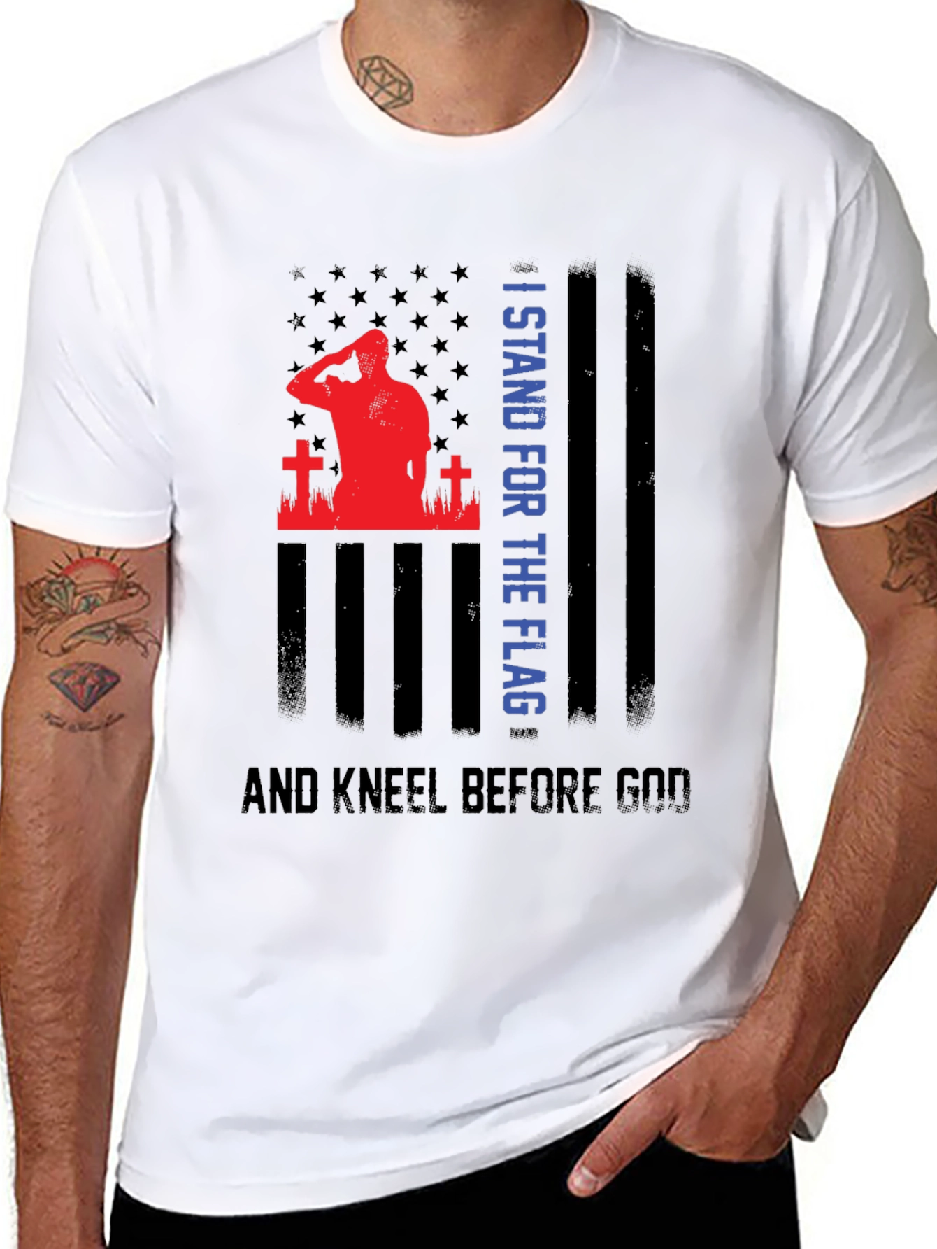 I Stand For The Flag Graphic T-Shirt