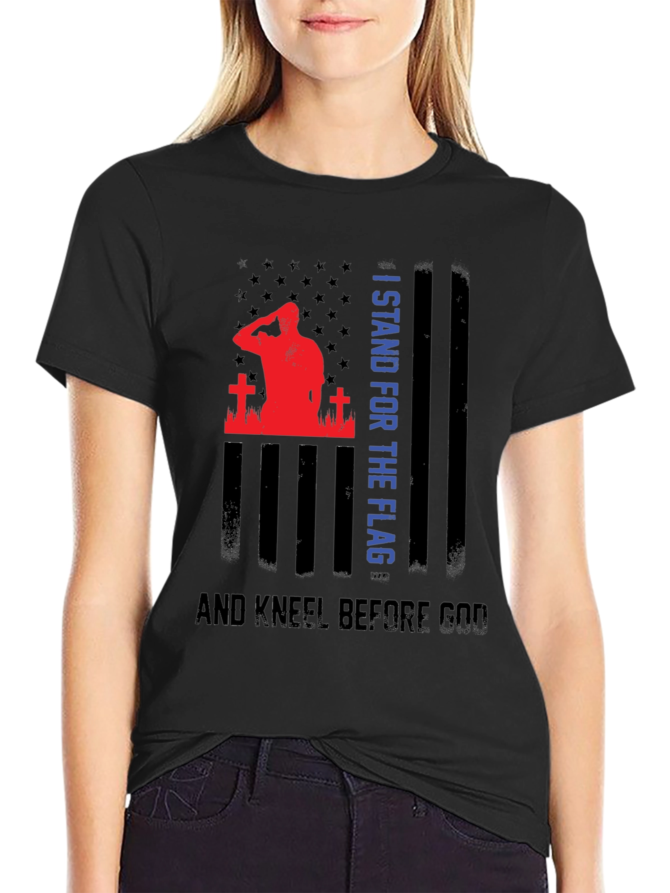 I Stand For The Flag Graphic T-Shirt