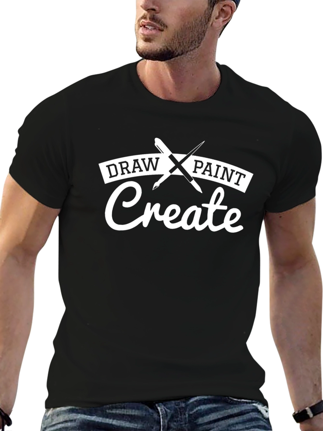 Draw Paint Create Graphic Tee - Artist T-Shirt
