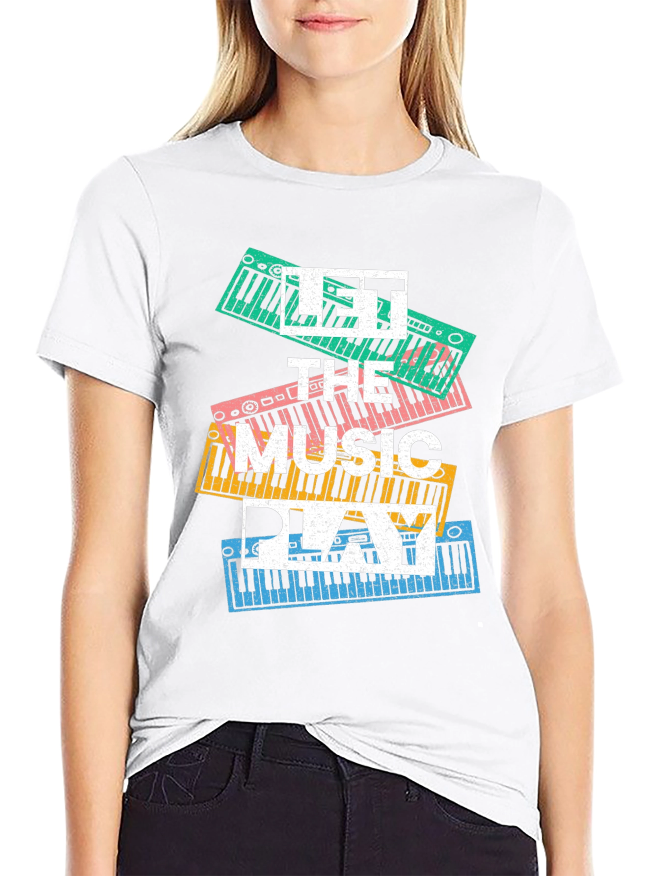 Let the Music Play Graphic Tee