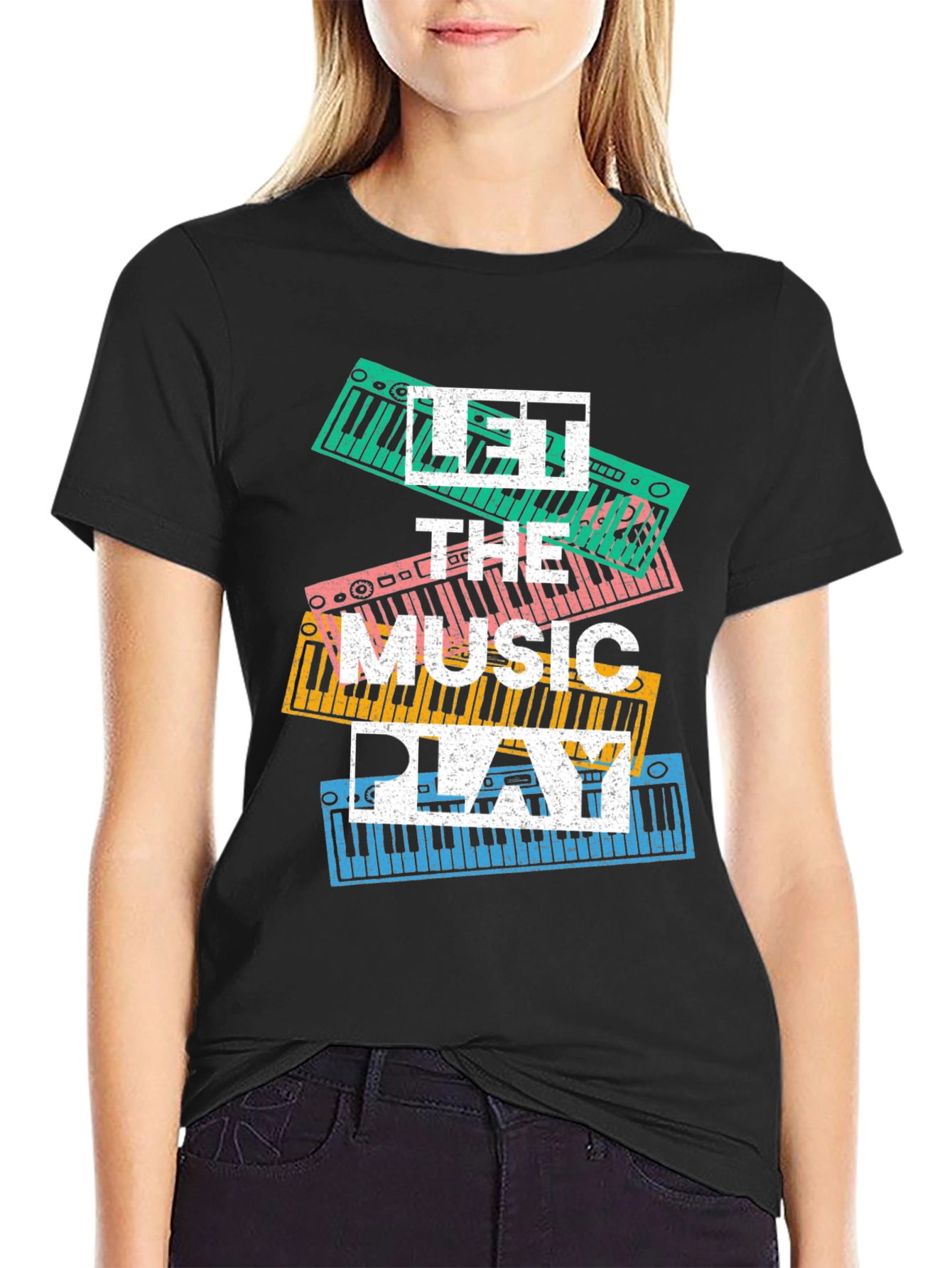 Let the Music Play Graphic Tee