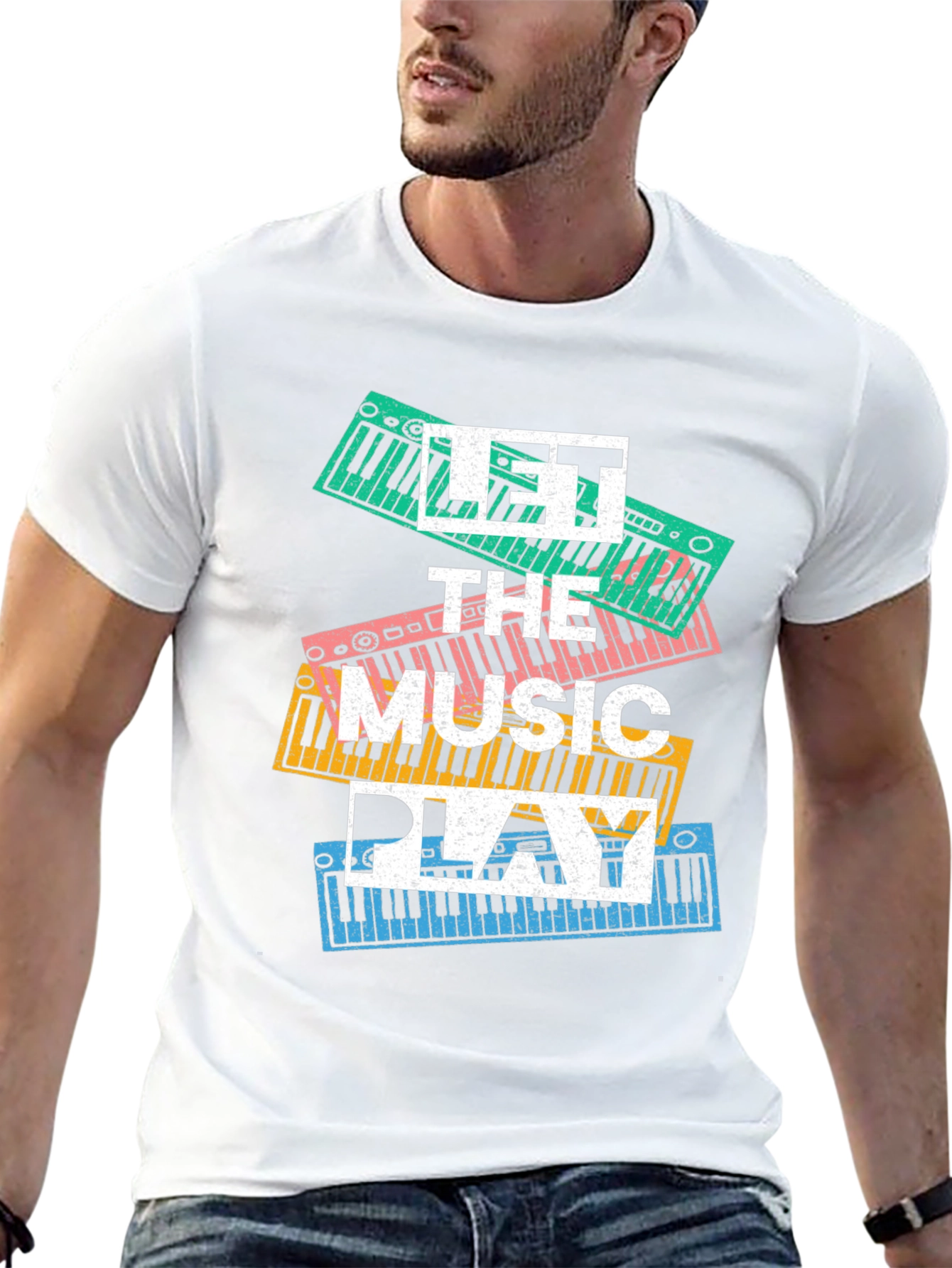 Let the Music Play Graphic Tee