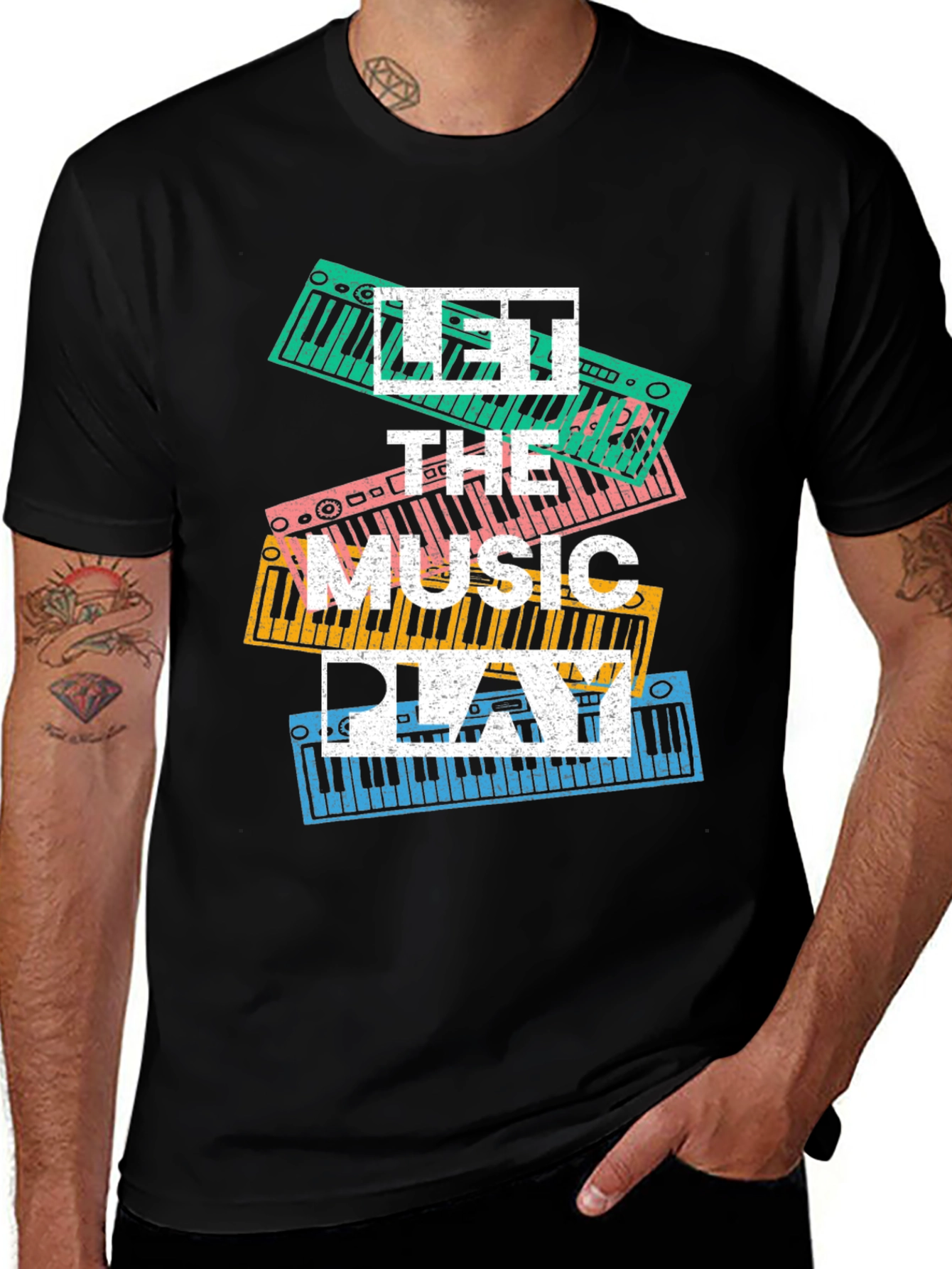Let the Music Play Graphic Tee