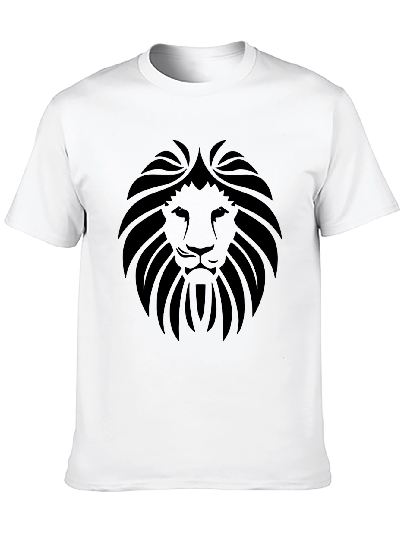 Black Lion Graphic Tee - Mens Fashion