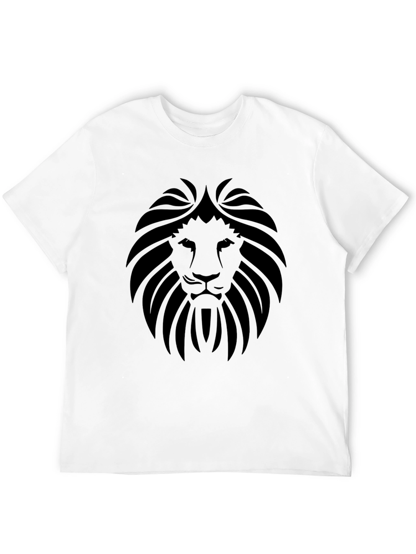 Black Lion Graphic Tee - Mens Fashion