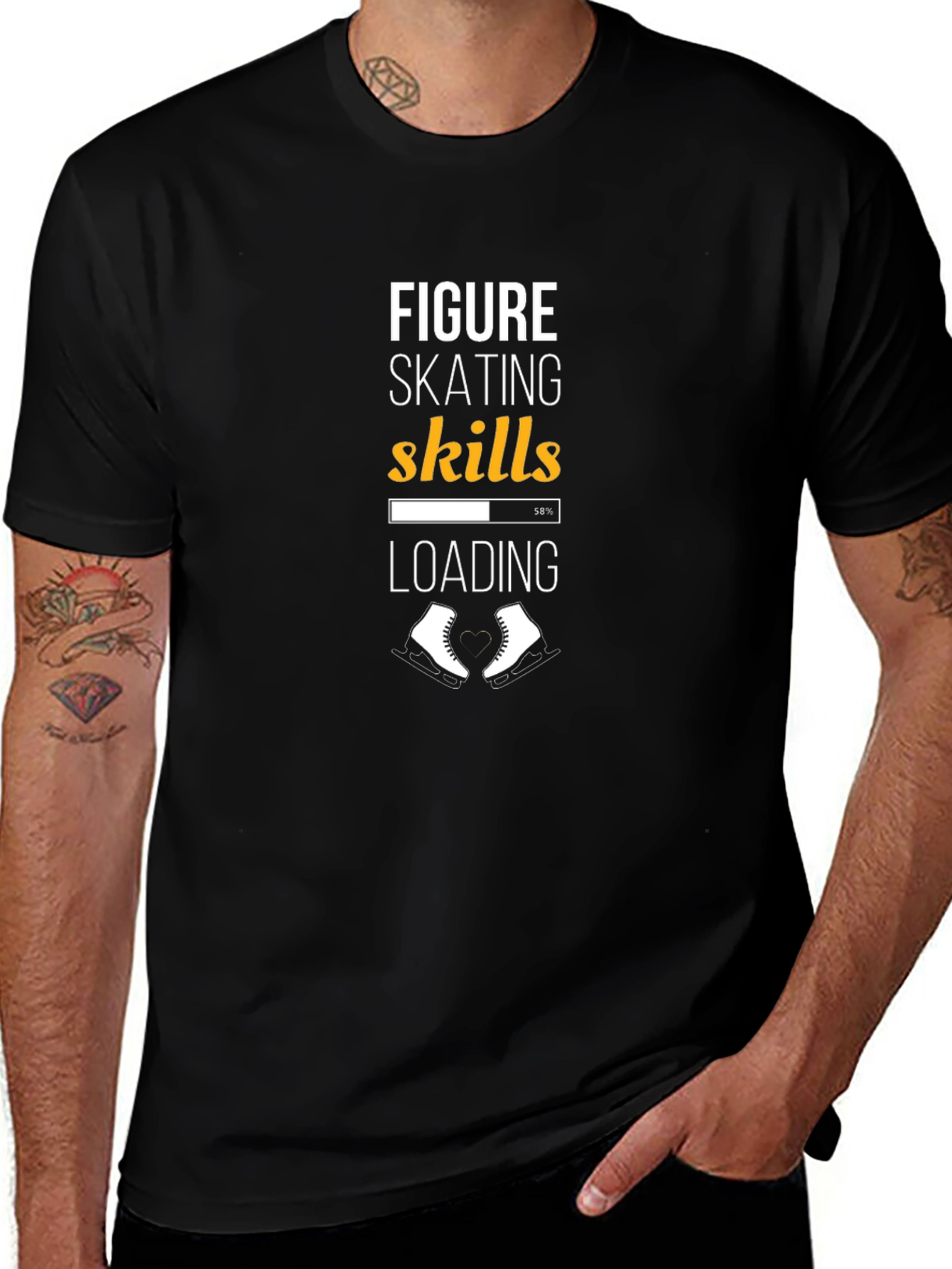 Figure Skating Skills Loading T-Shirt