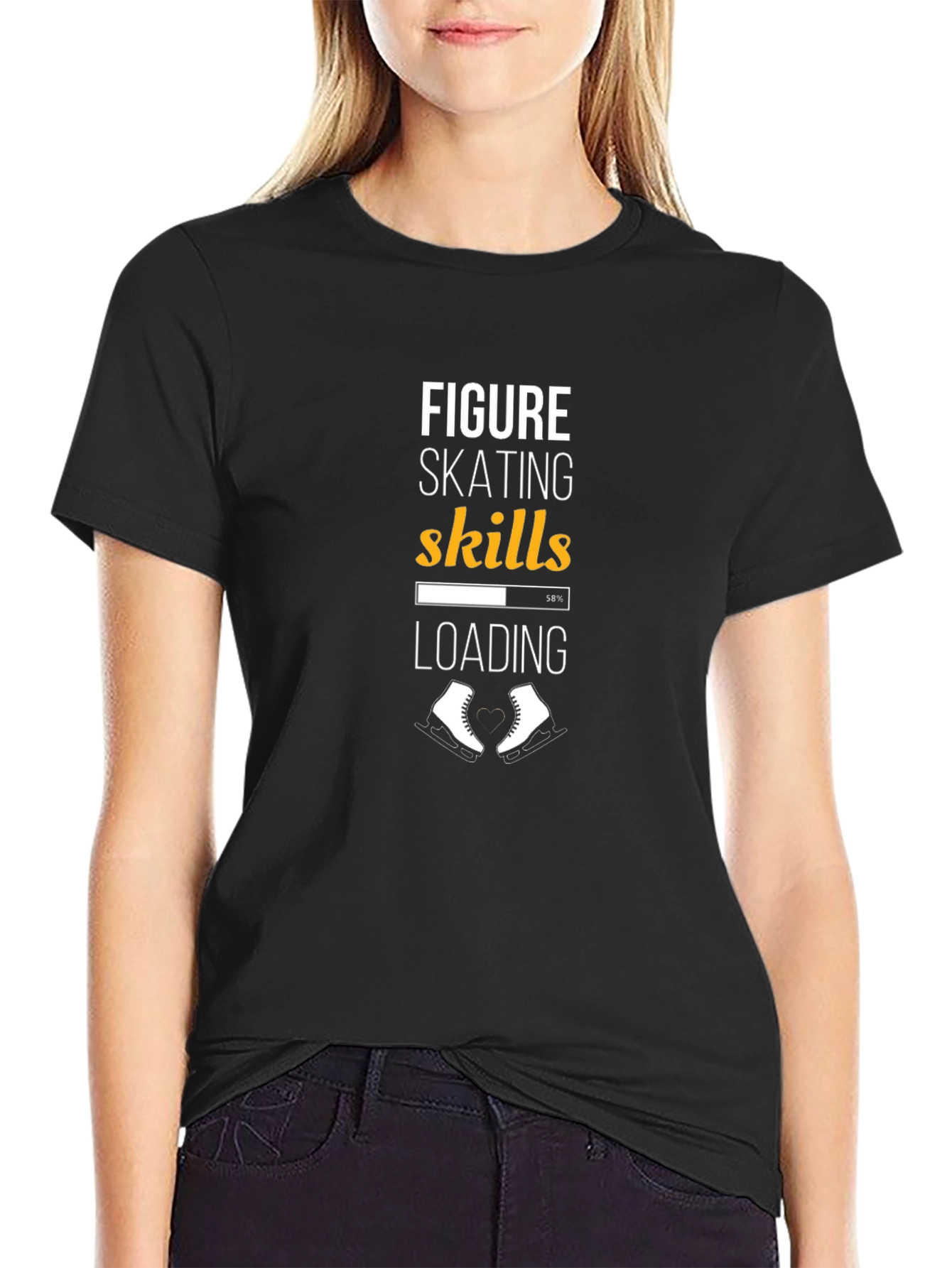 Figure Skating Skills Loading T-Shirt
