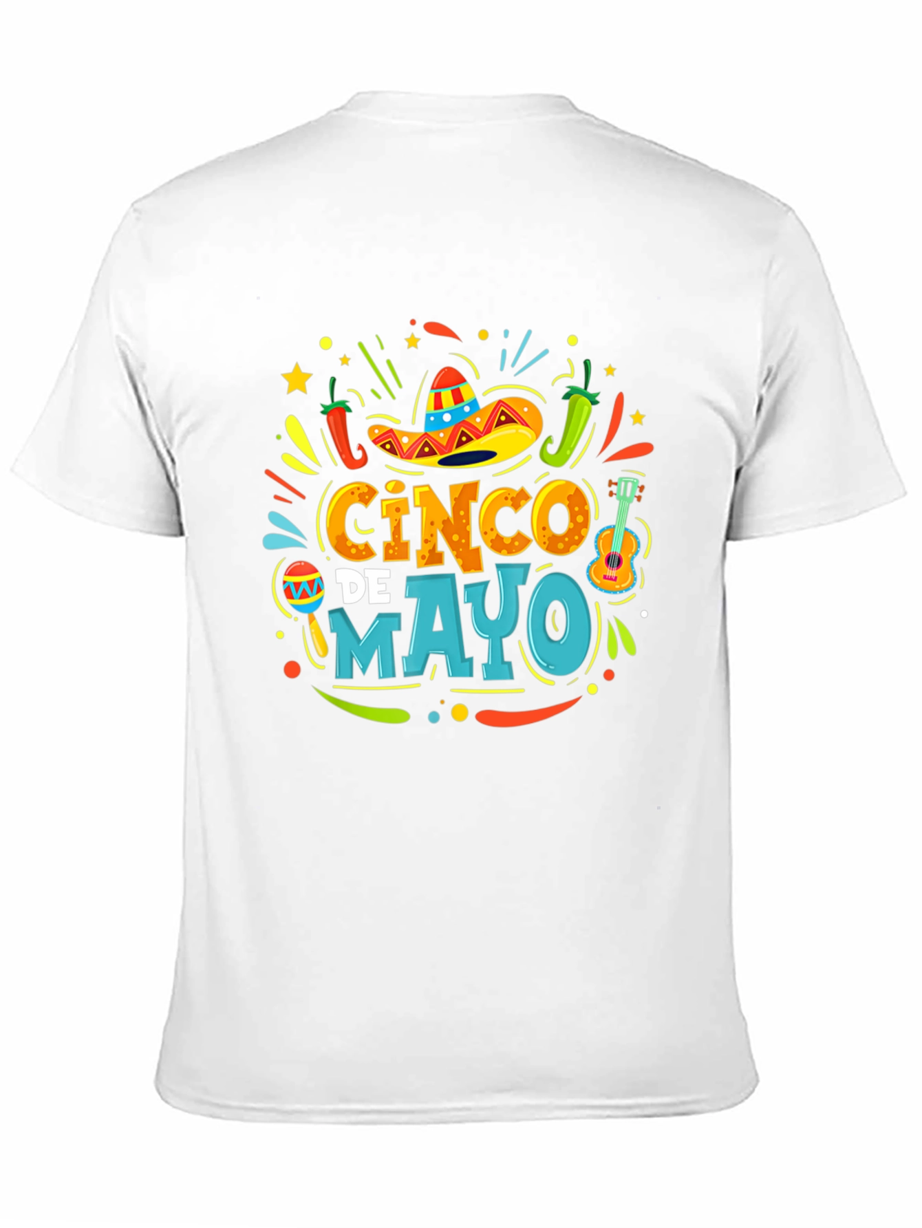Cinco de Mayo Fiesta T-Shirt - Black Graphic Tee