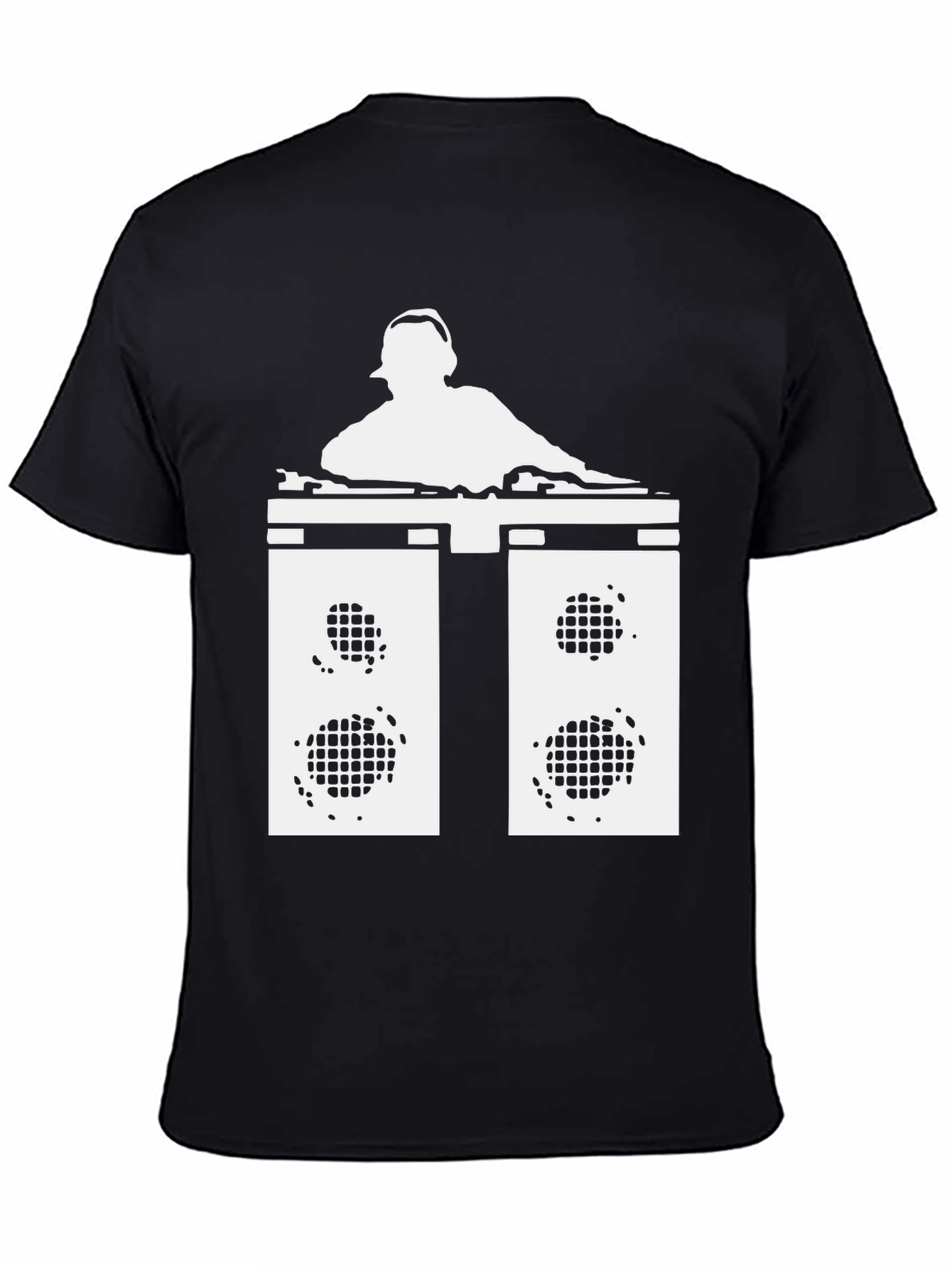DJ Music Graphic T-Shirt - Black