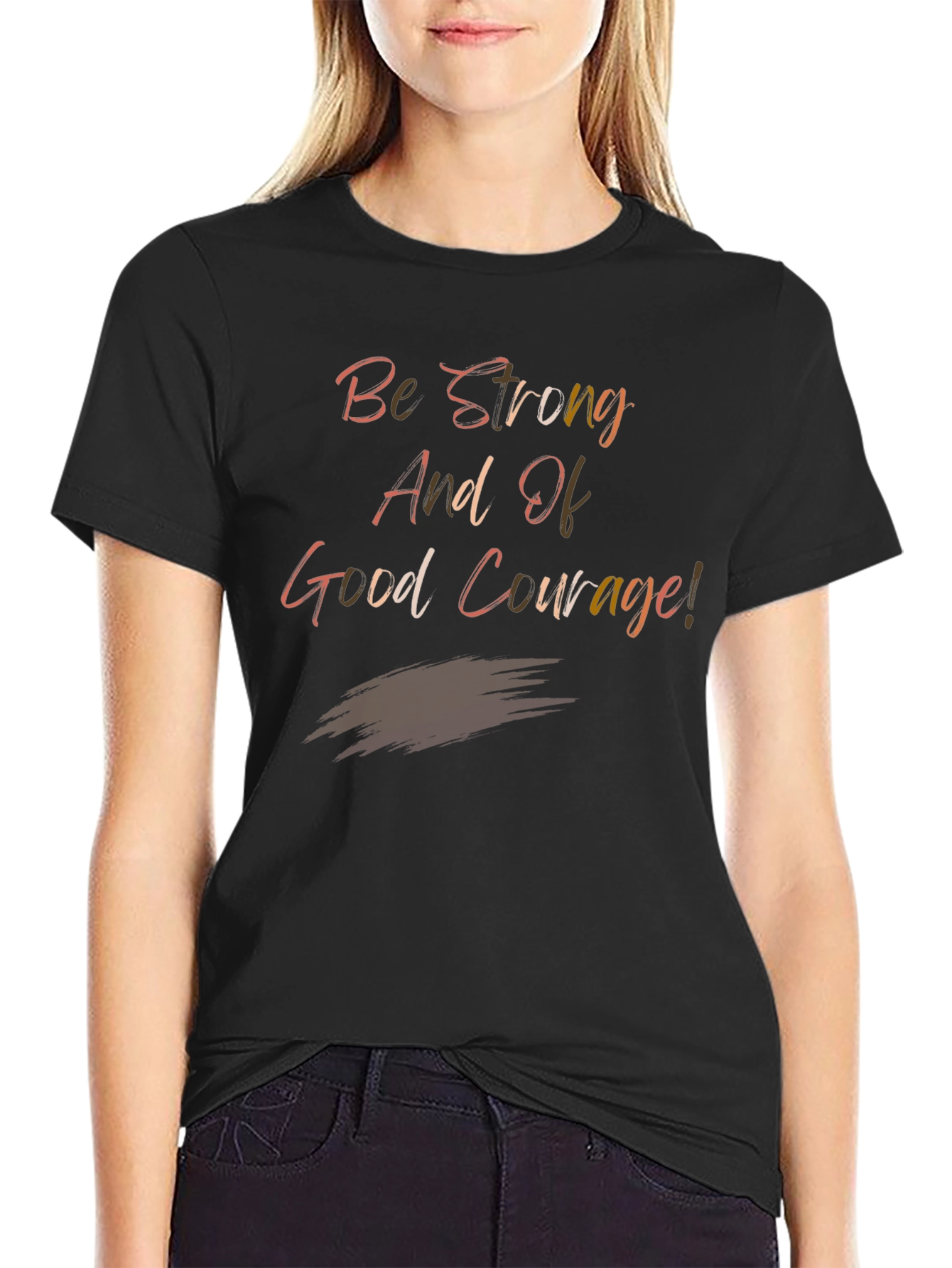 Be Strong Graphic Tee - Motivational T-Shirt
