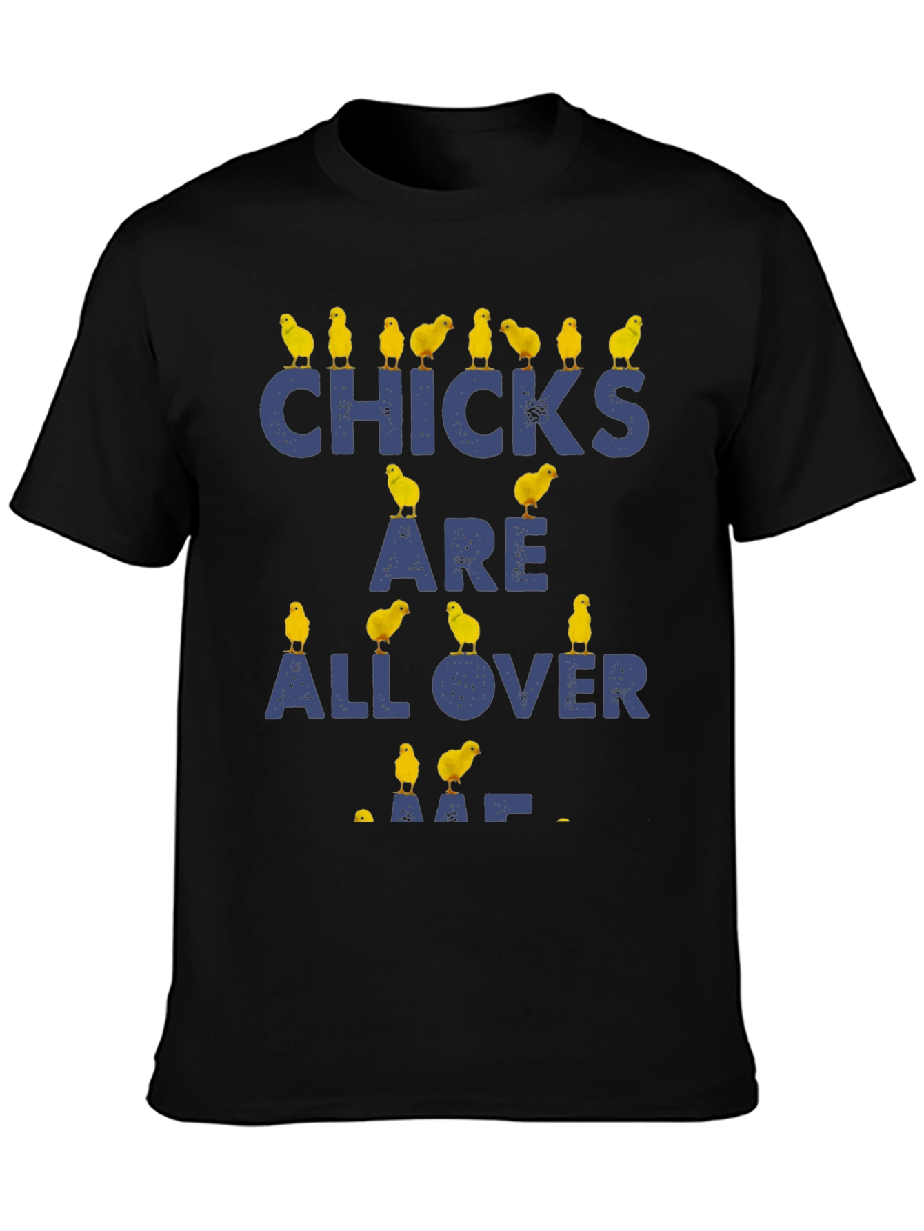 Funny Chicken Chicks All Over T-Shirt
