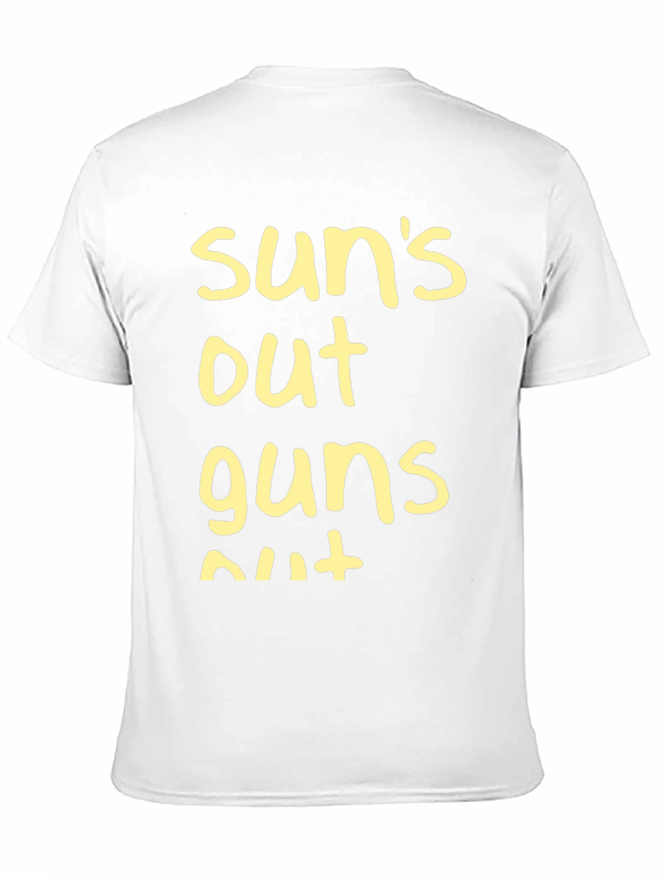 Suns Out Guns Out Black T-Shirt