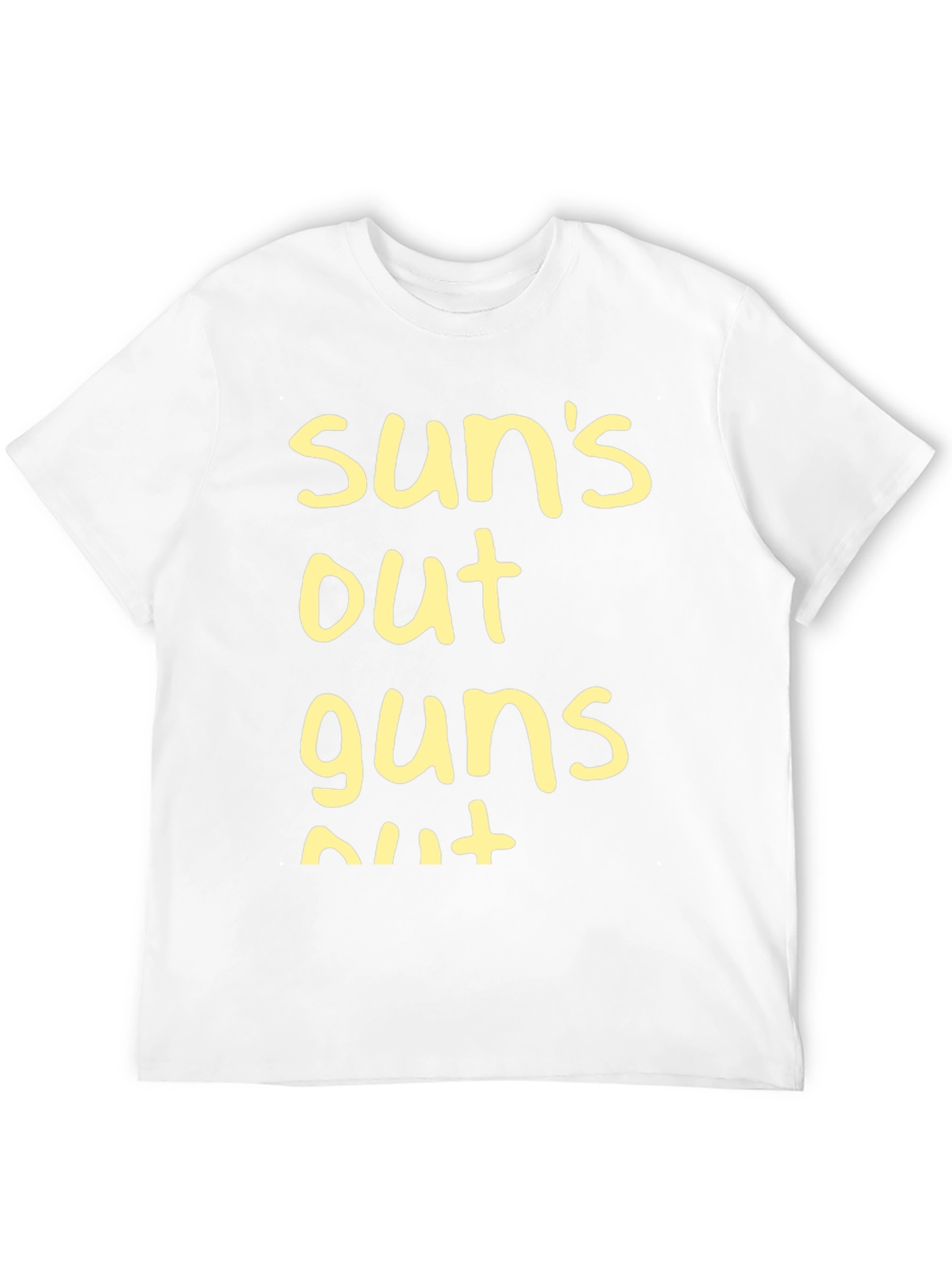 Suns Out Guns Out Black T-Shirt
