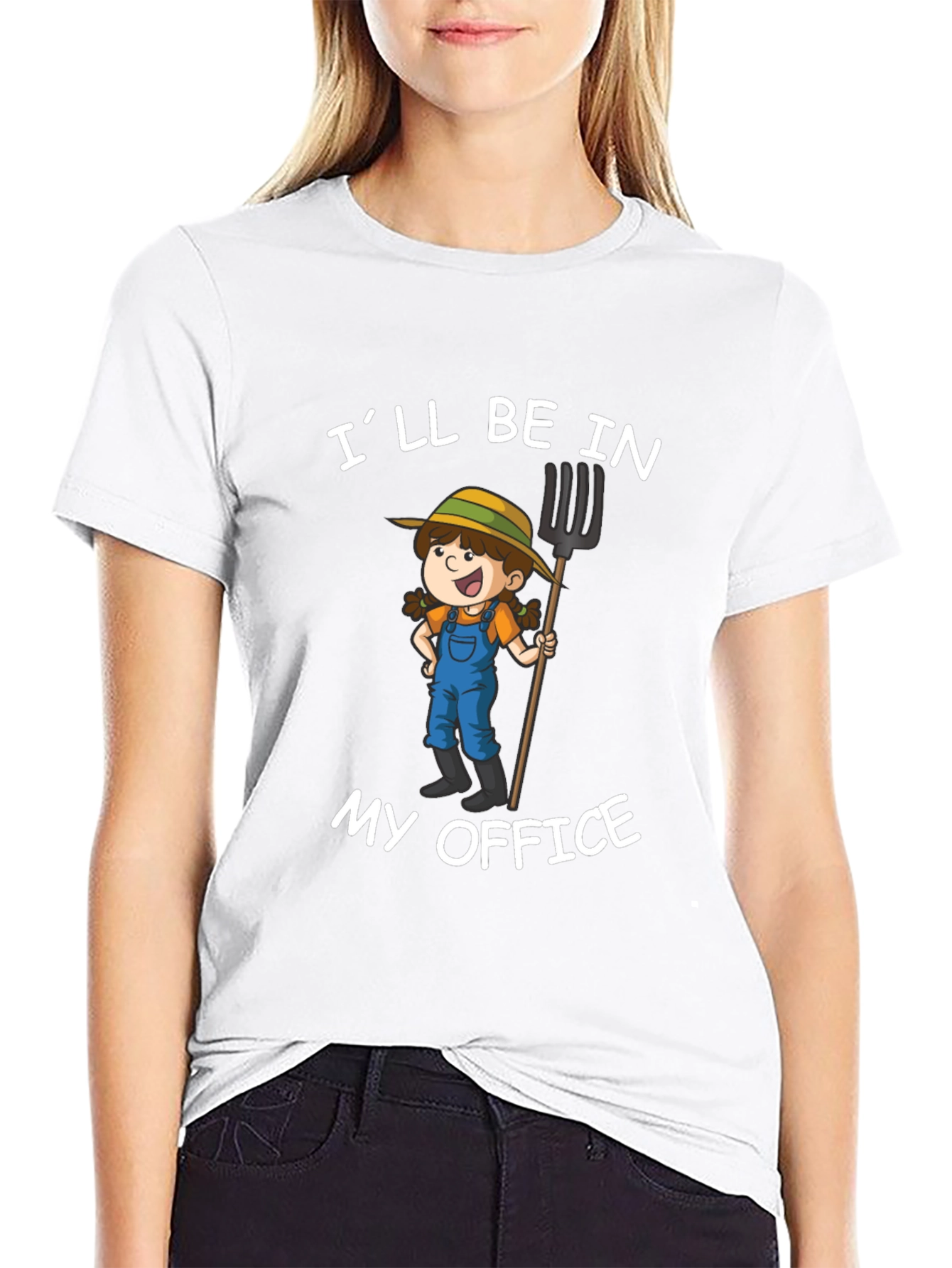 Ill Be In My Office Farmer Graphic T-Shirt