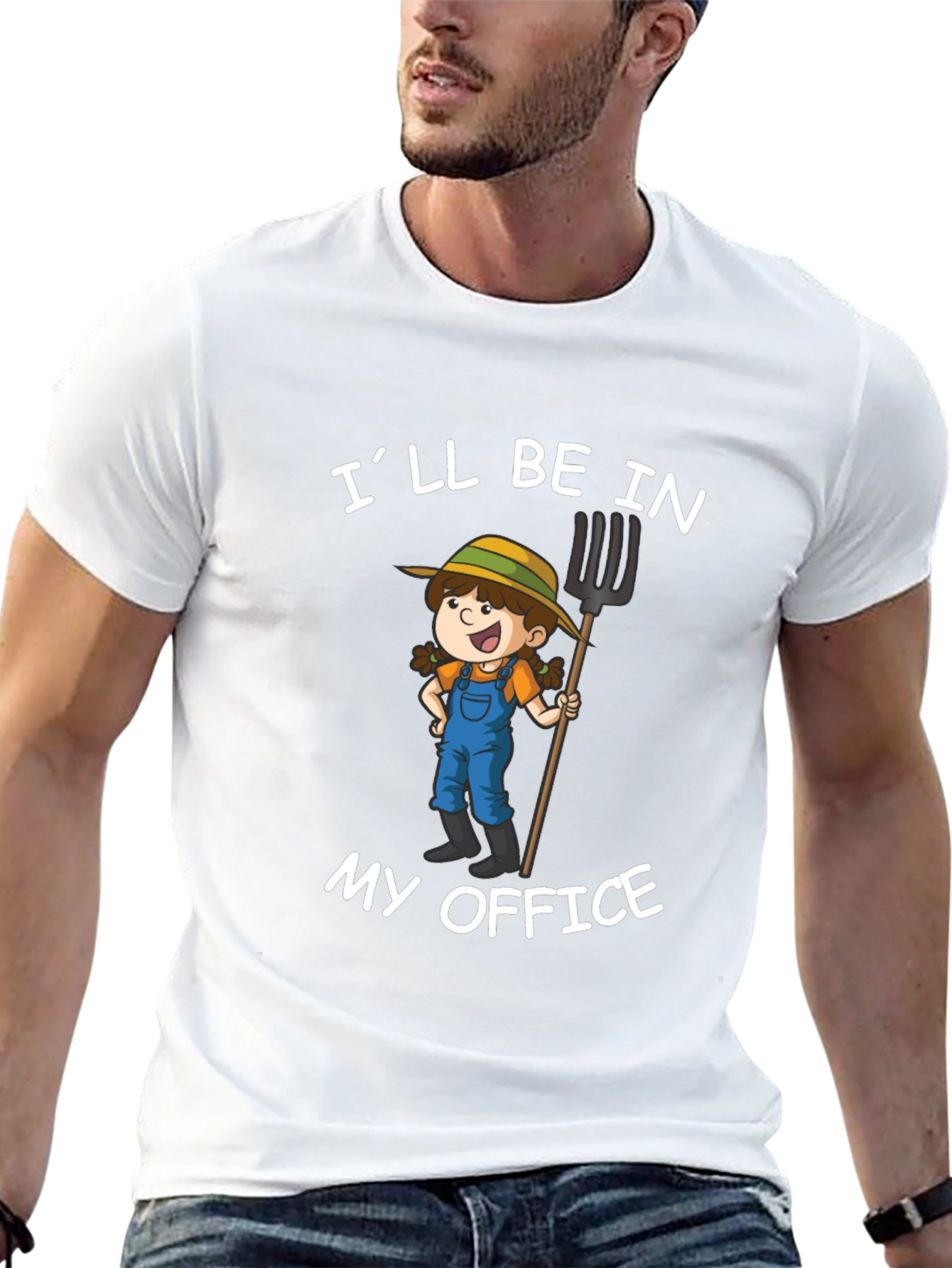 Ill Be In My Office Farmer Graphic T-Shirt